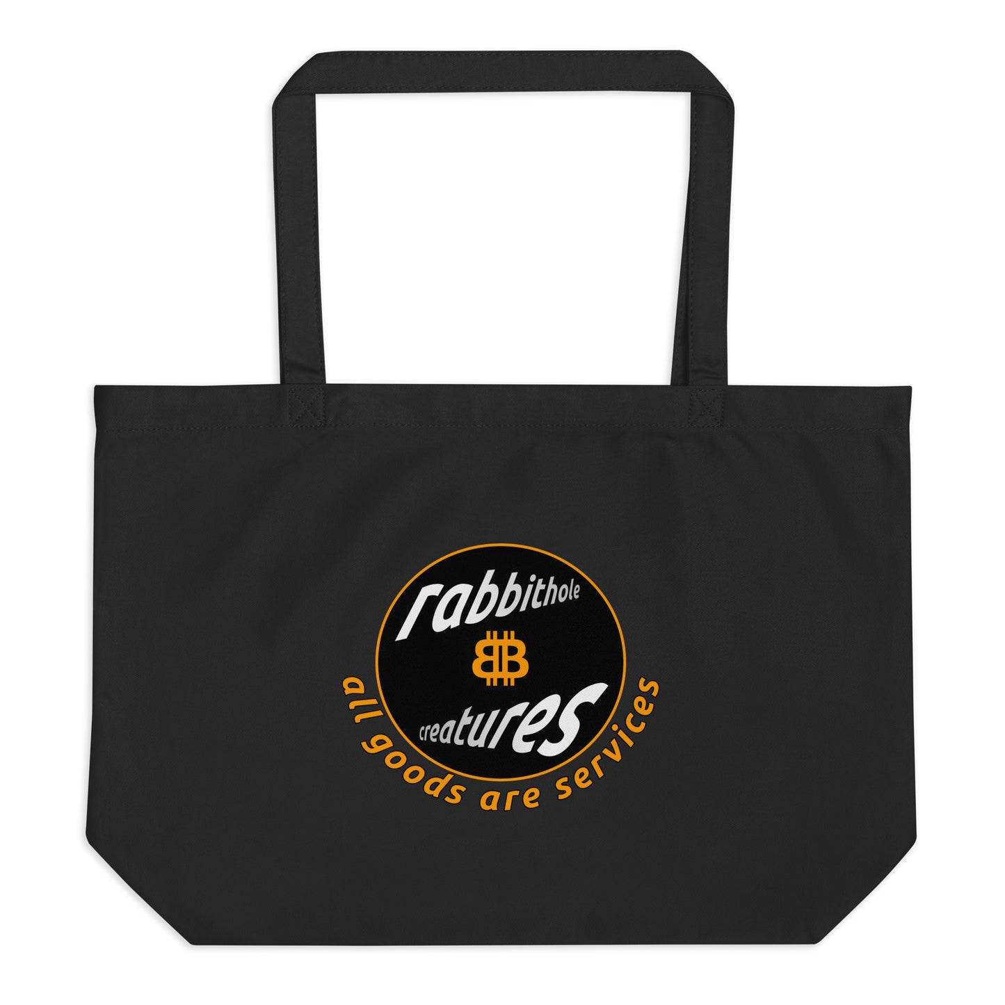 Large organic tote bag "Logo"