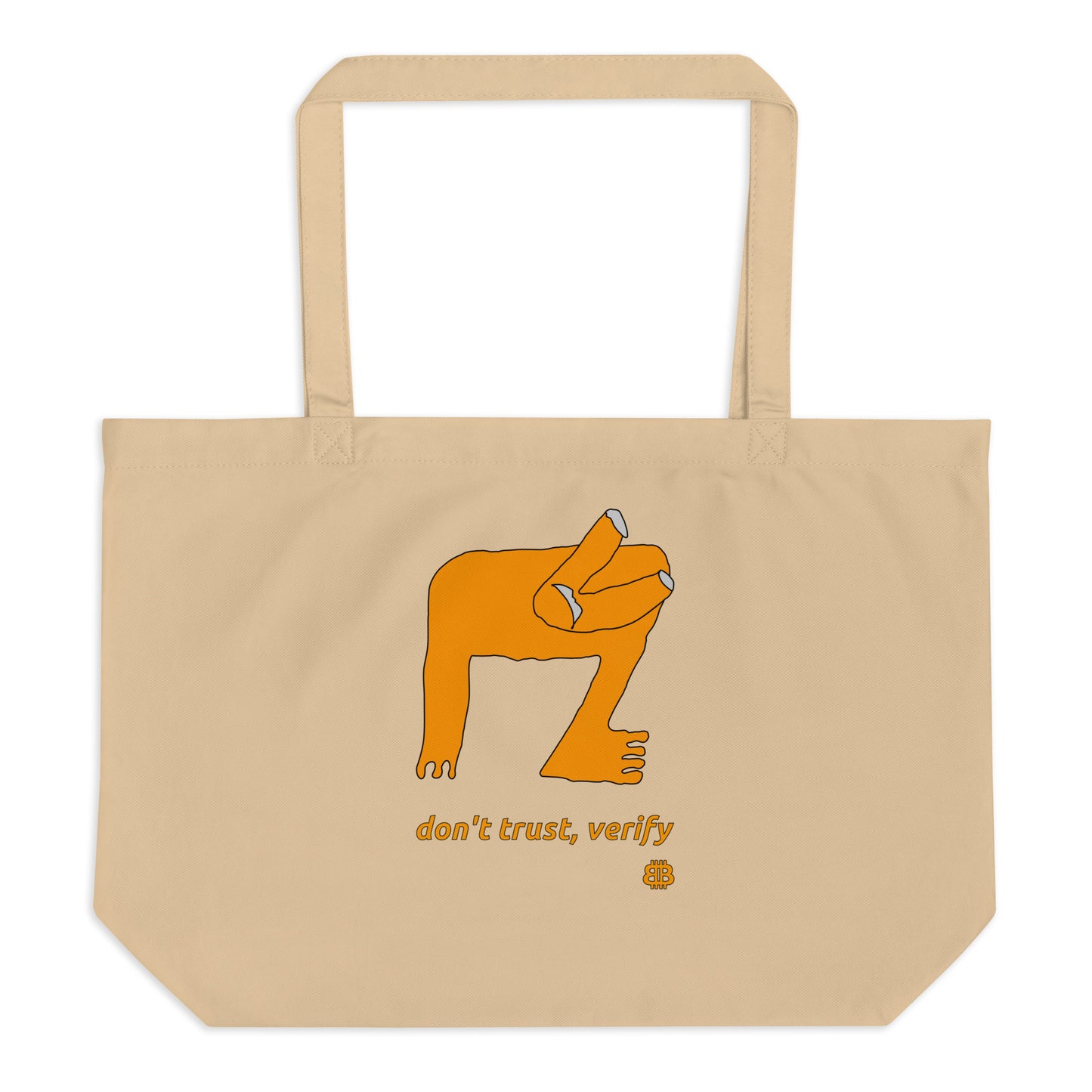 Große Bio-Tragetasche „Verify“