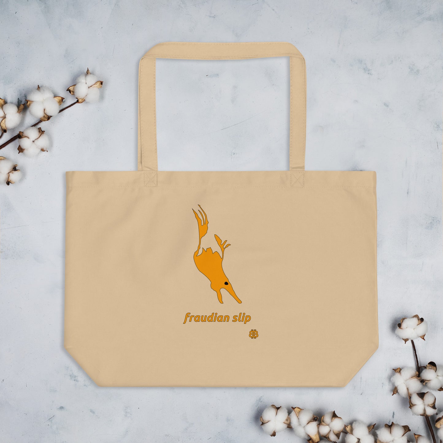 Große Bio-Tragetasche „Fraudian“