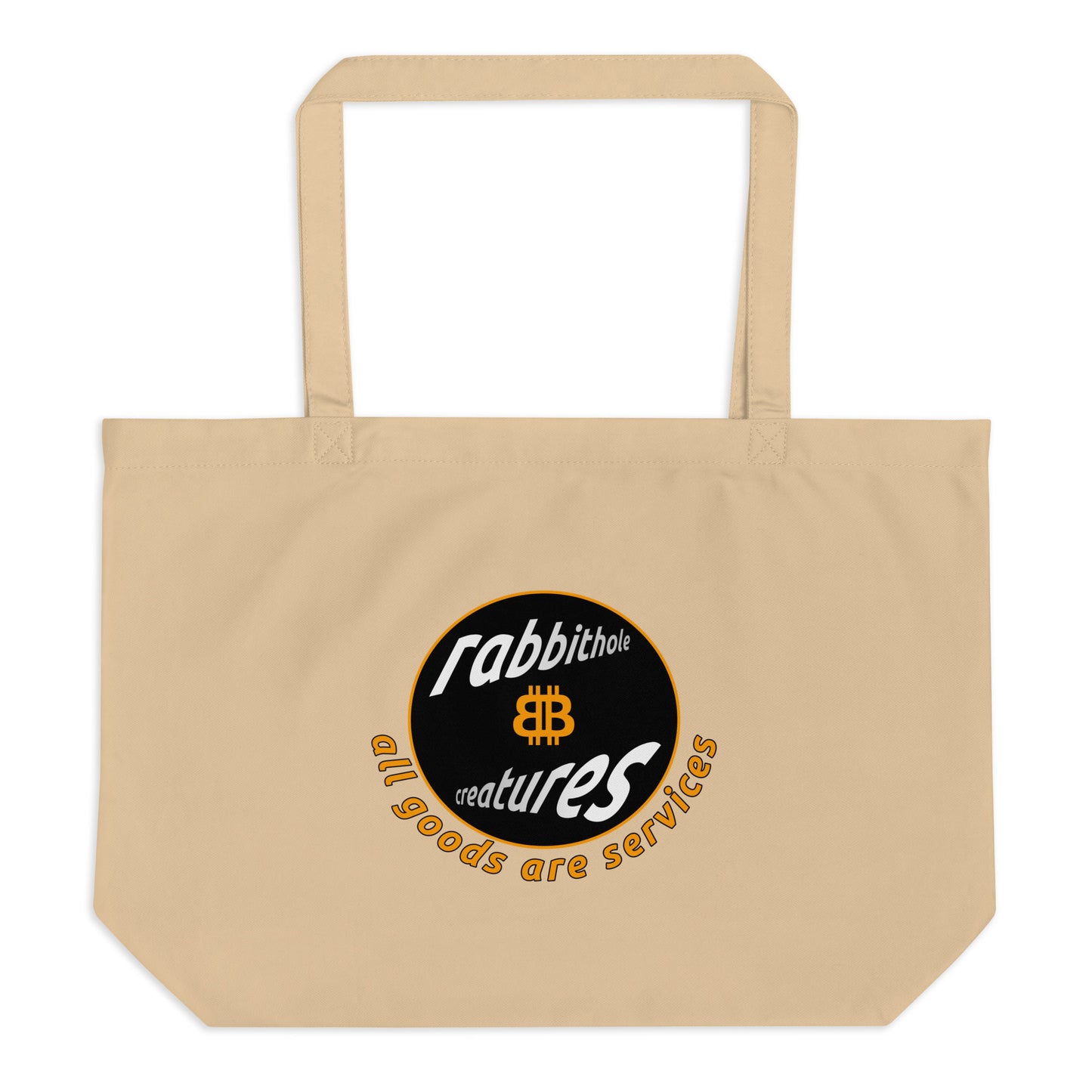 Large organic tote bag "Logo"