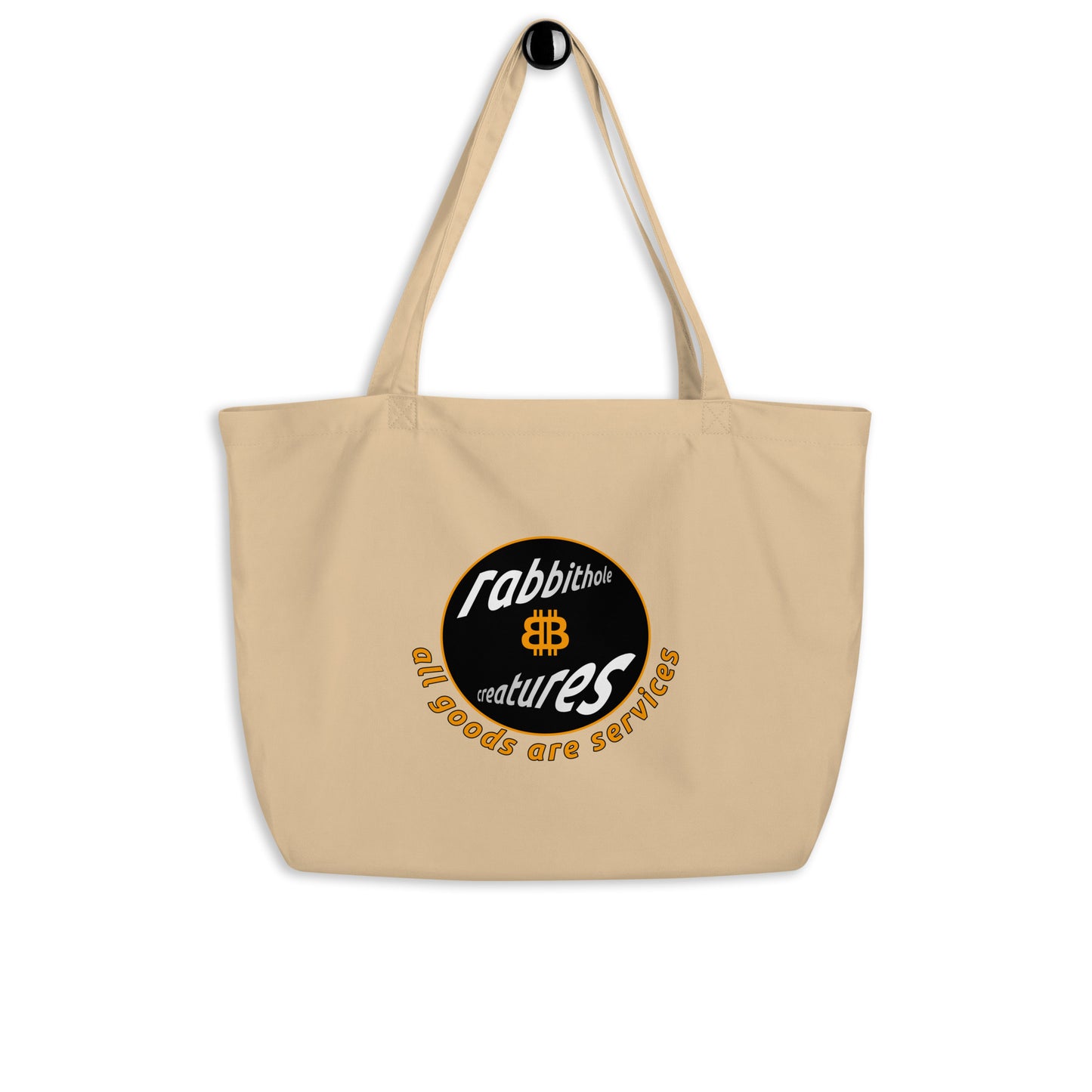 Large organic tote bag "Logo"