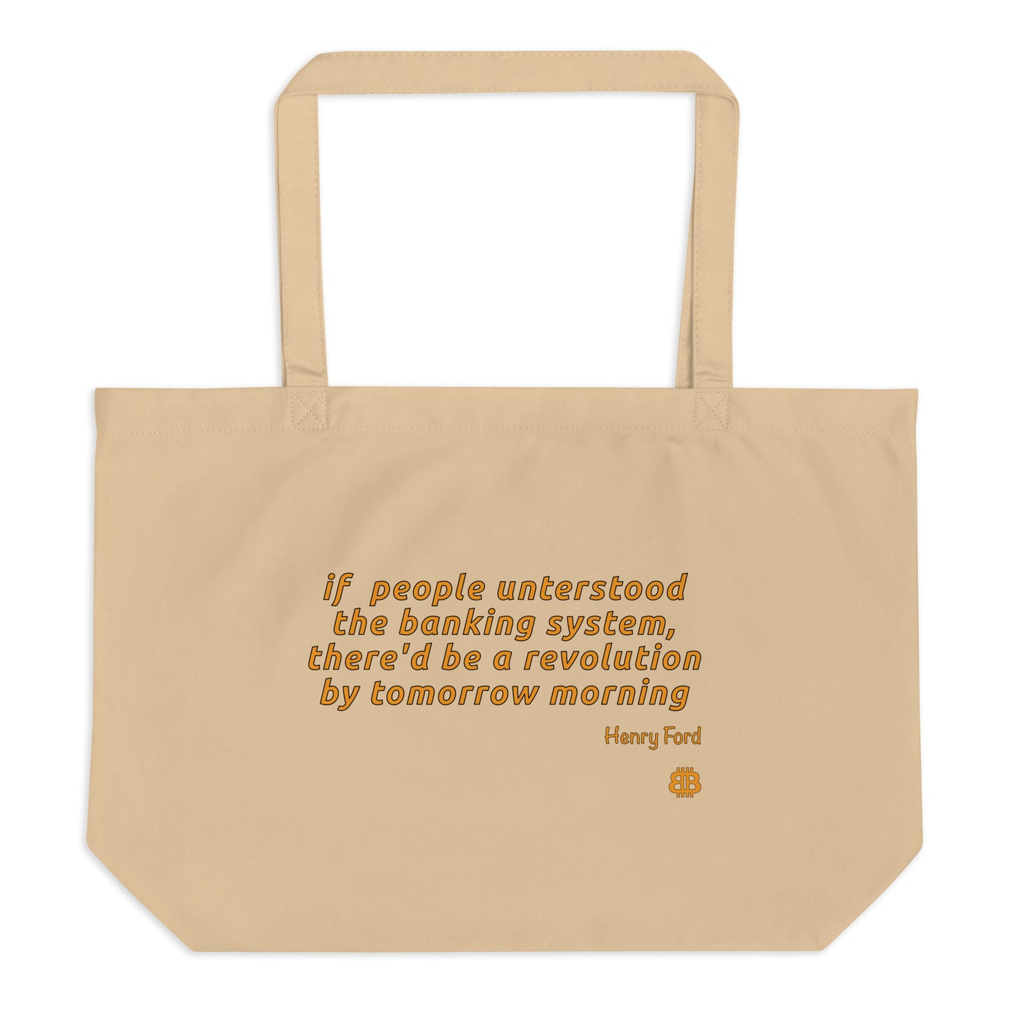 Große Bio-Tragetasche „Revolution“