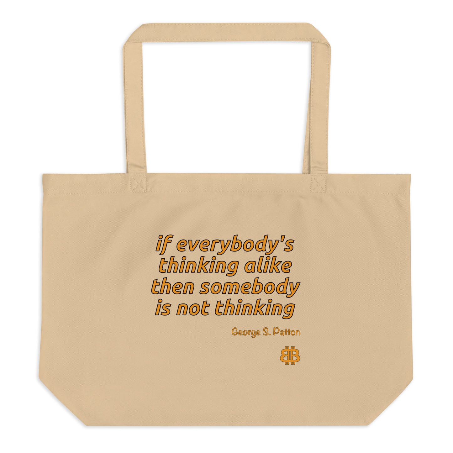 Tote bag orgánico grande "Patton"