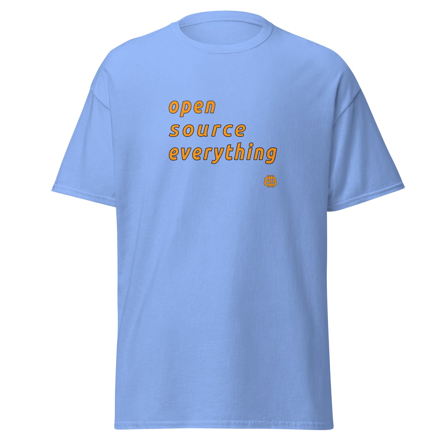 Klassisches Herren-T-Shirt „OS everything“