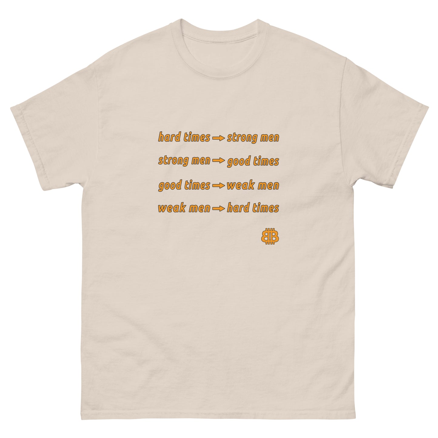 Men's classic tee "HardTimes"