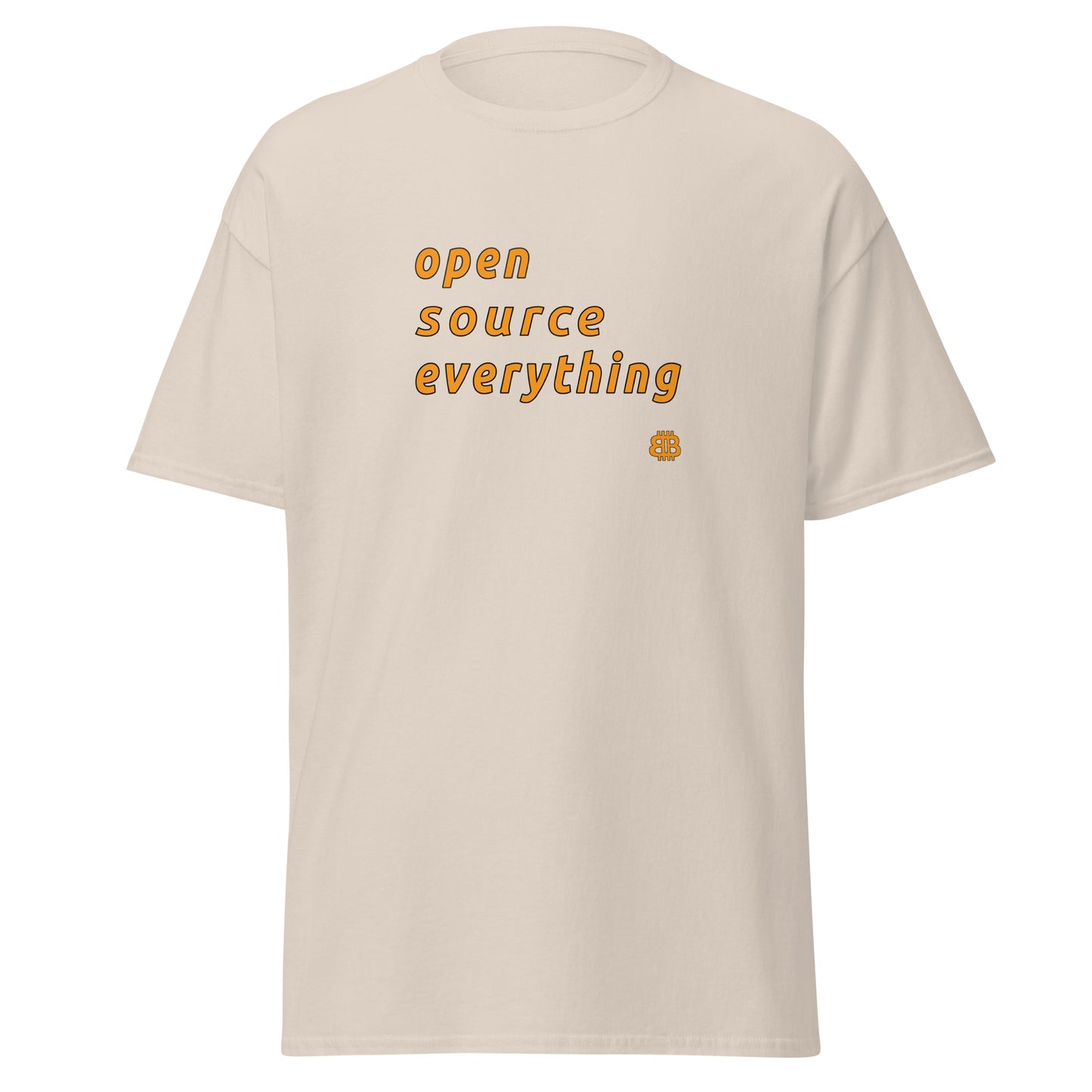 Klassisches Herren-T-Shirt „OS everything“