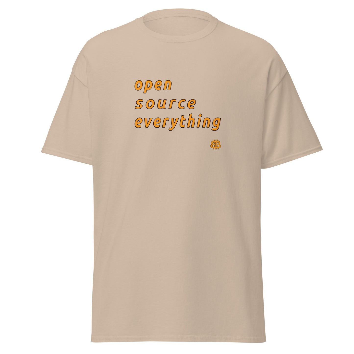 Klassisches Herren-T-Shirt „OS everything“