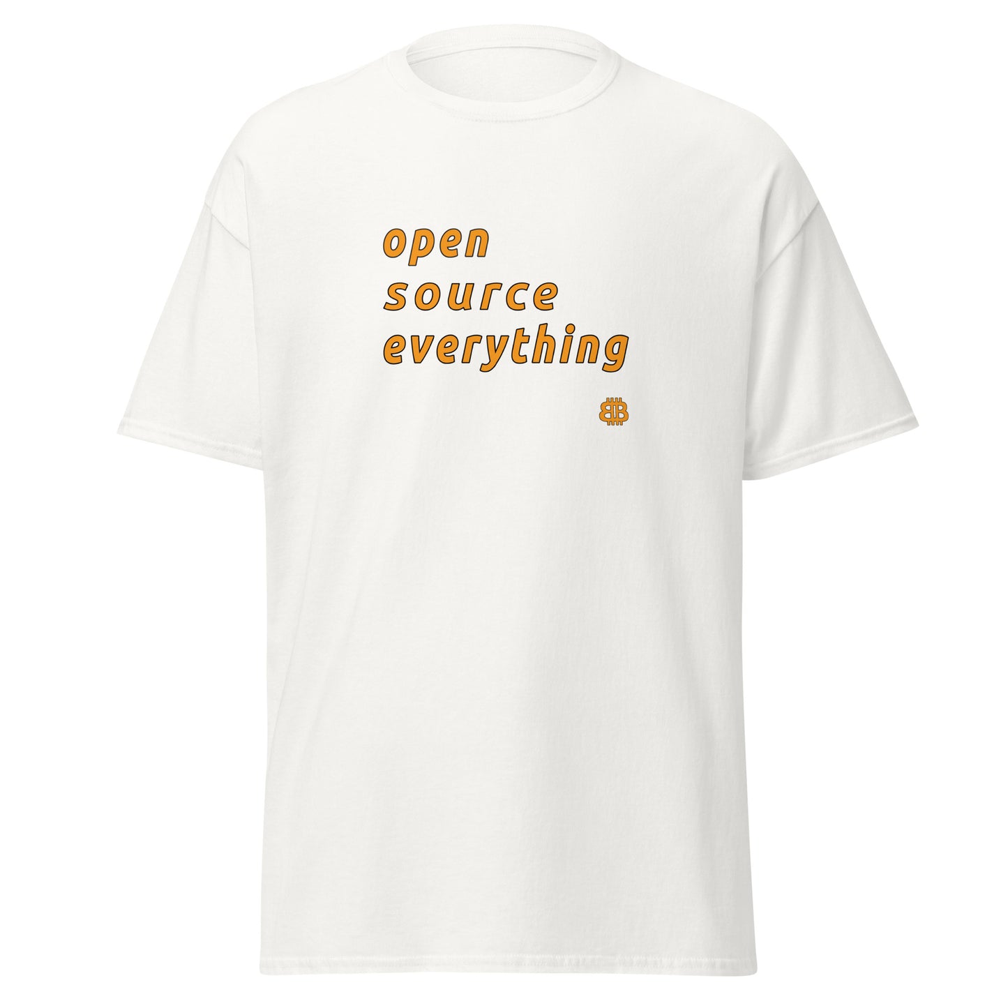 Klassisches Herren-T-Shirt „OS everything“
