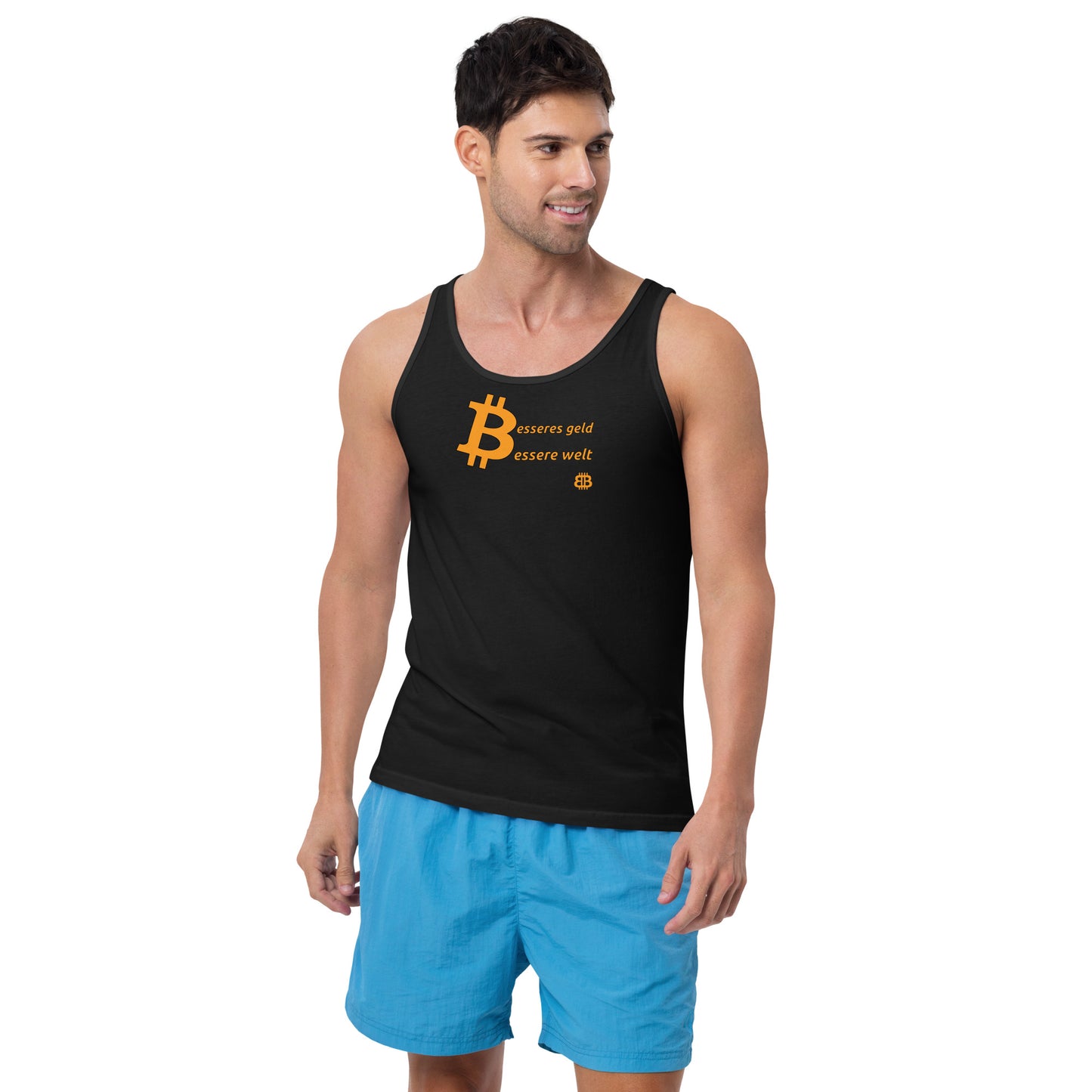 Men's Tank Top "Geld-Welt"