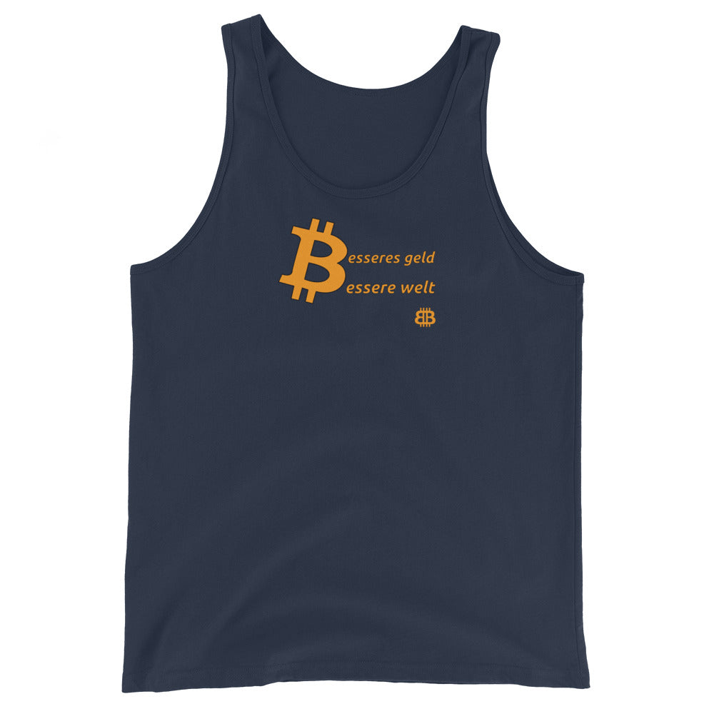Men's Tank Top "Geld-Welt"