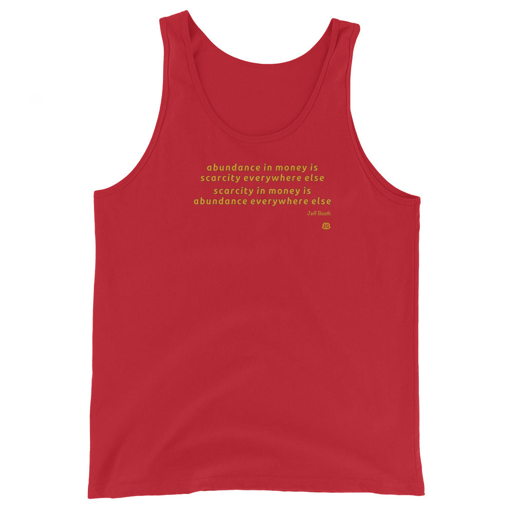 Unisex Tank Top „Abundance_booth“