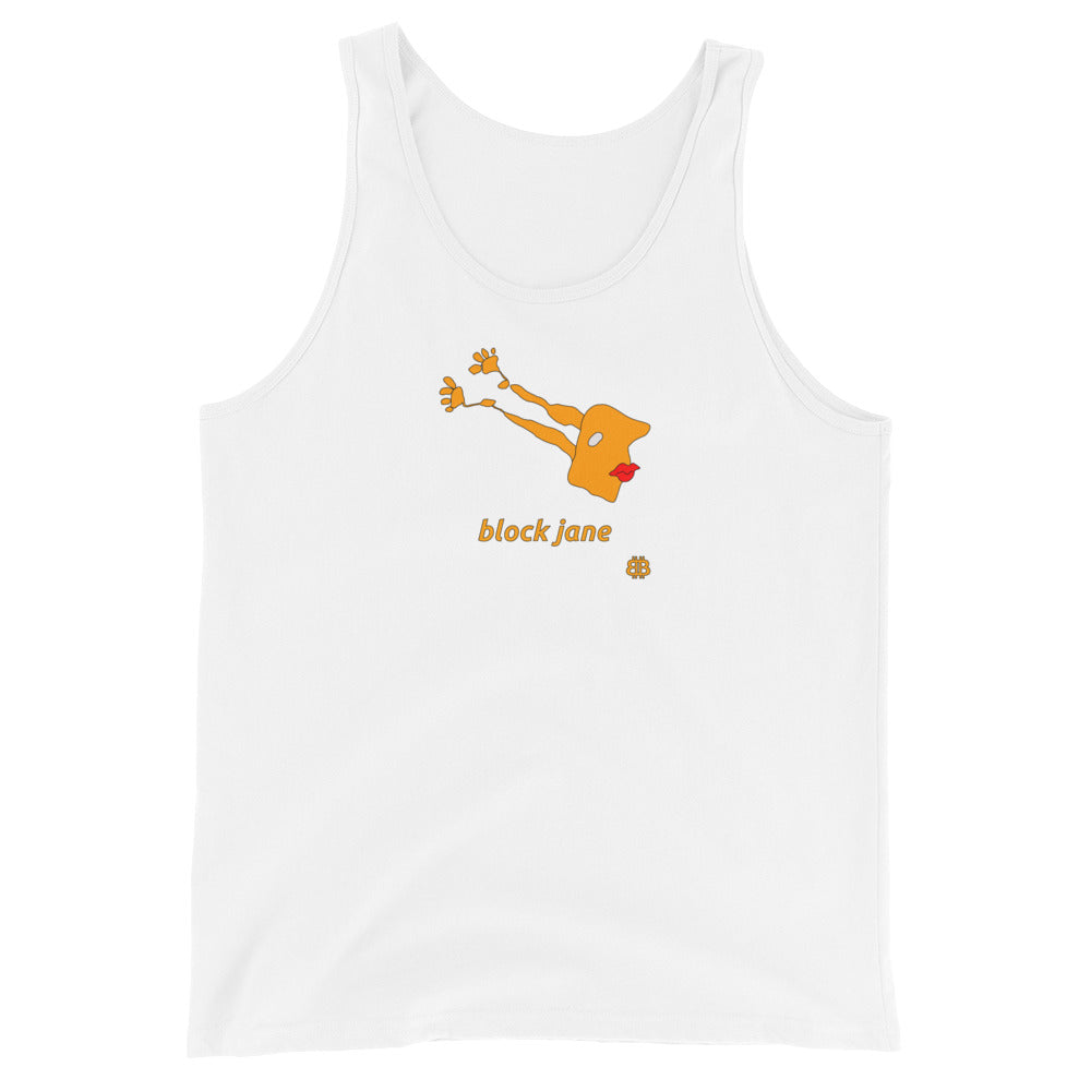 Unisex Tank Top „BlockJane“