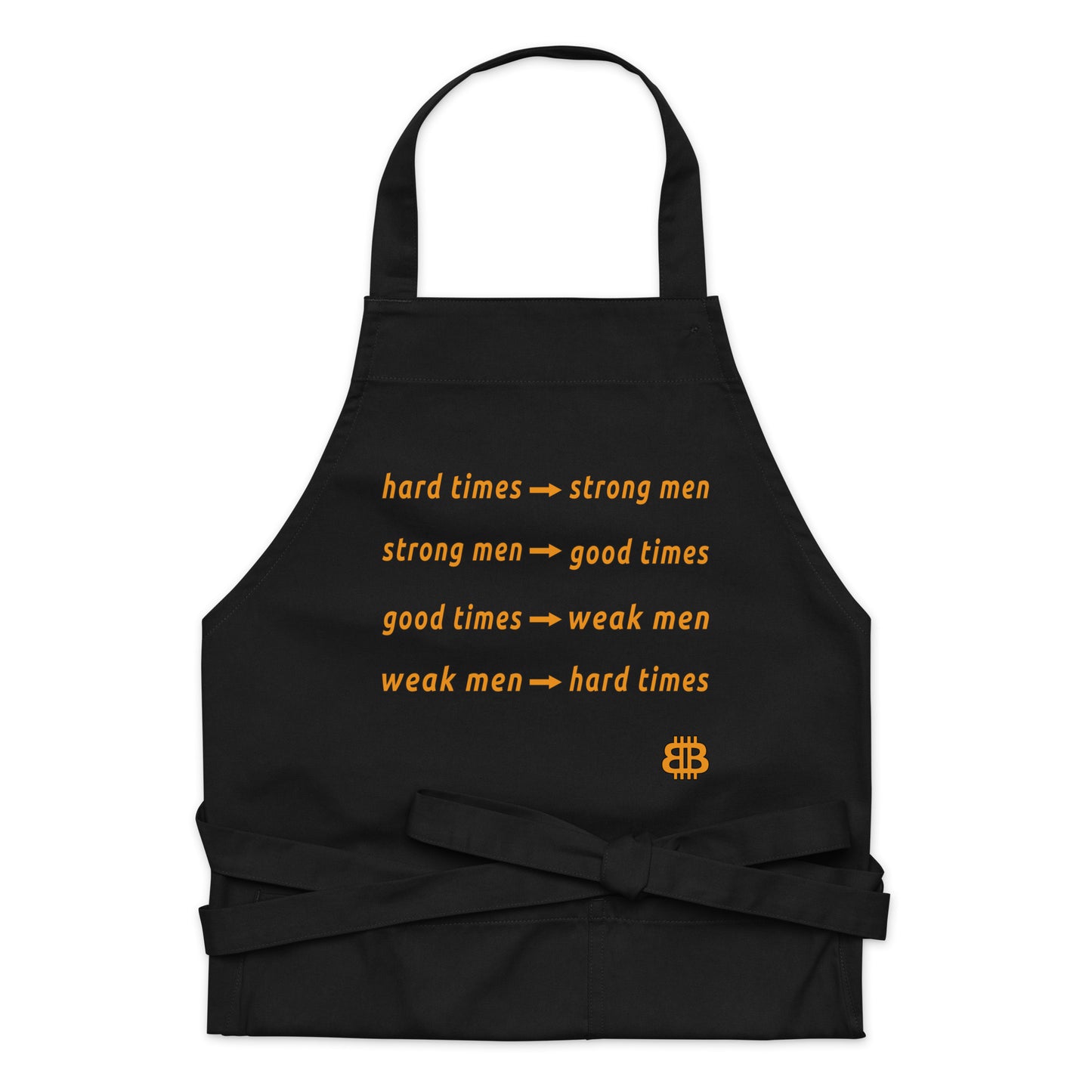 Organic cotton apron "HardTimes"