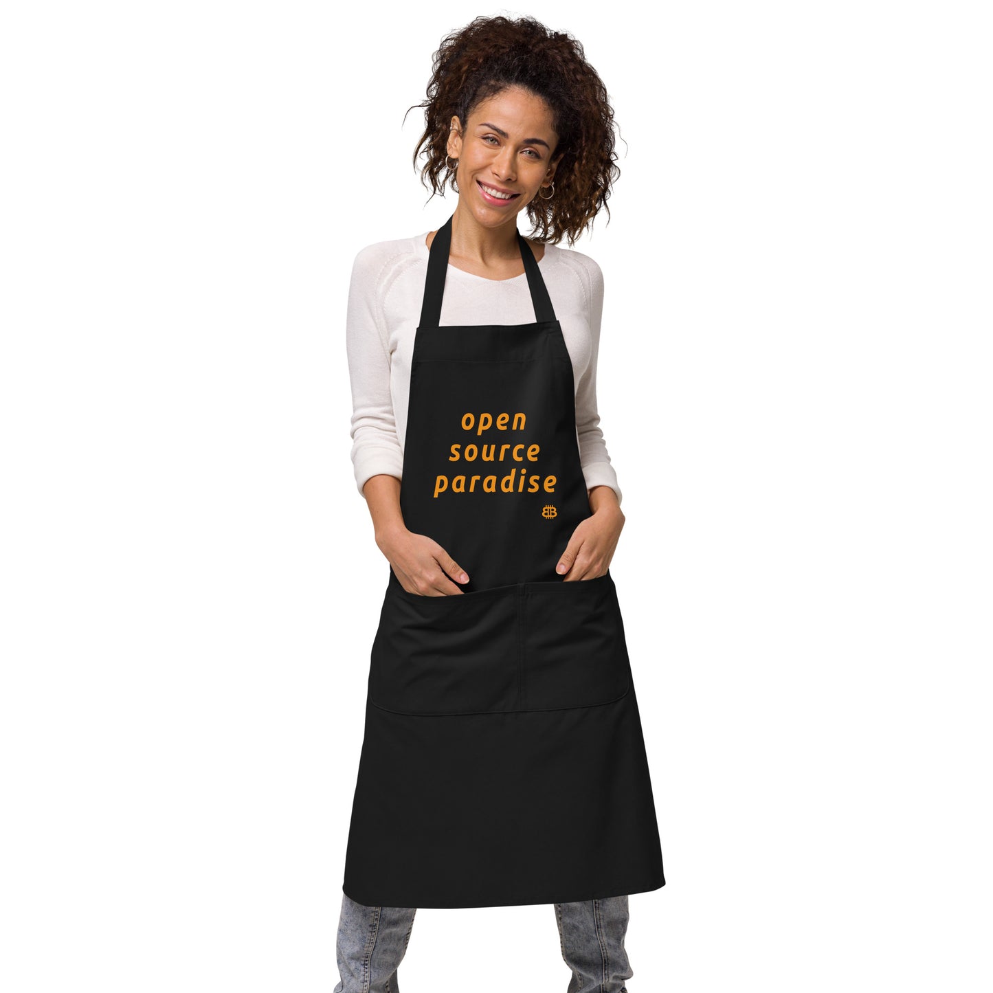 Organic cotton apron "Paradise"