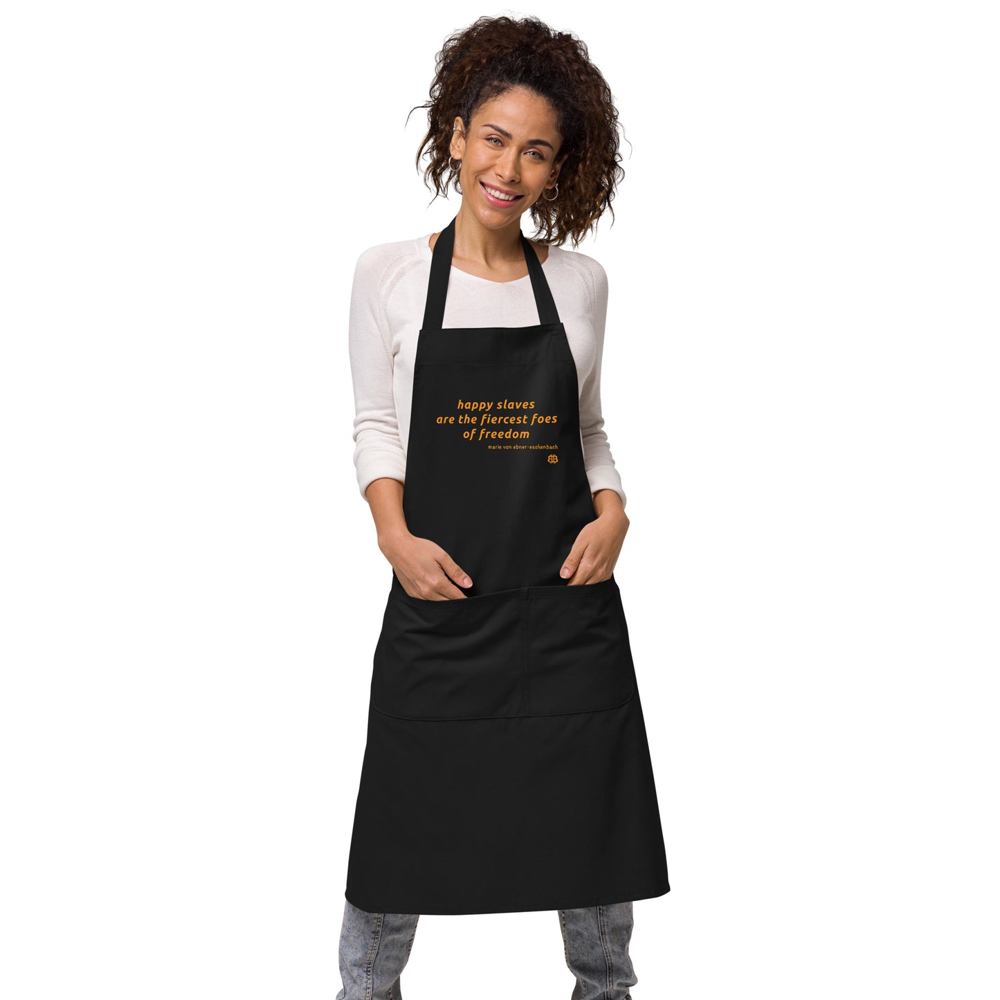 Organic cotton apron "Slaves"