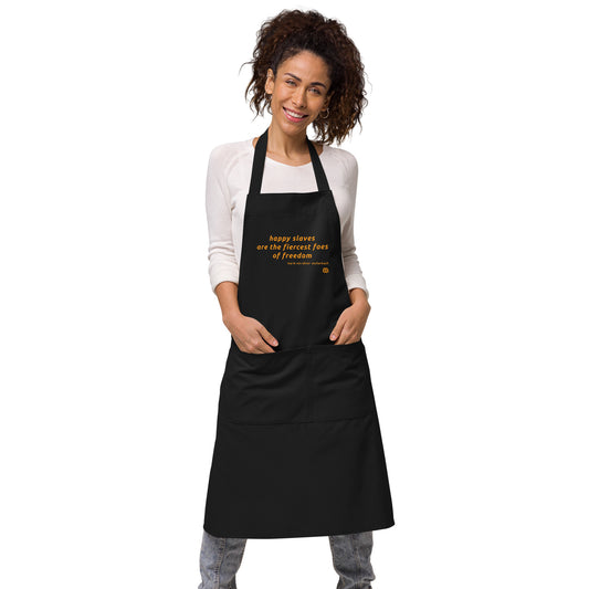 Organic cotton apron "Slaves"