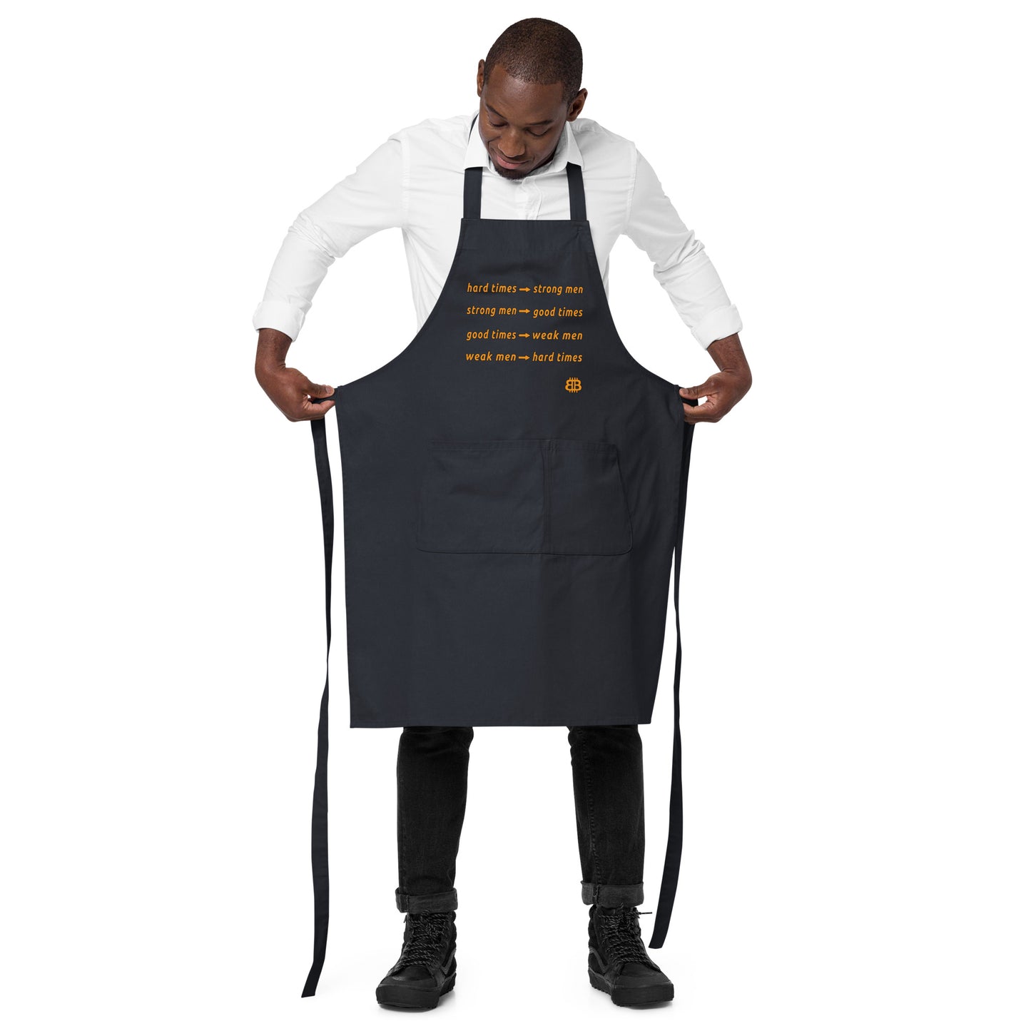 Organic cotton apron "HardTimes"