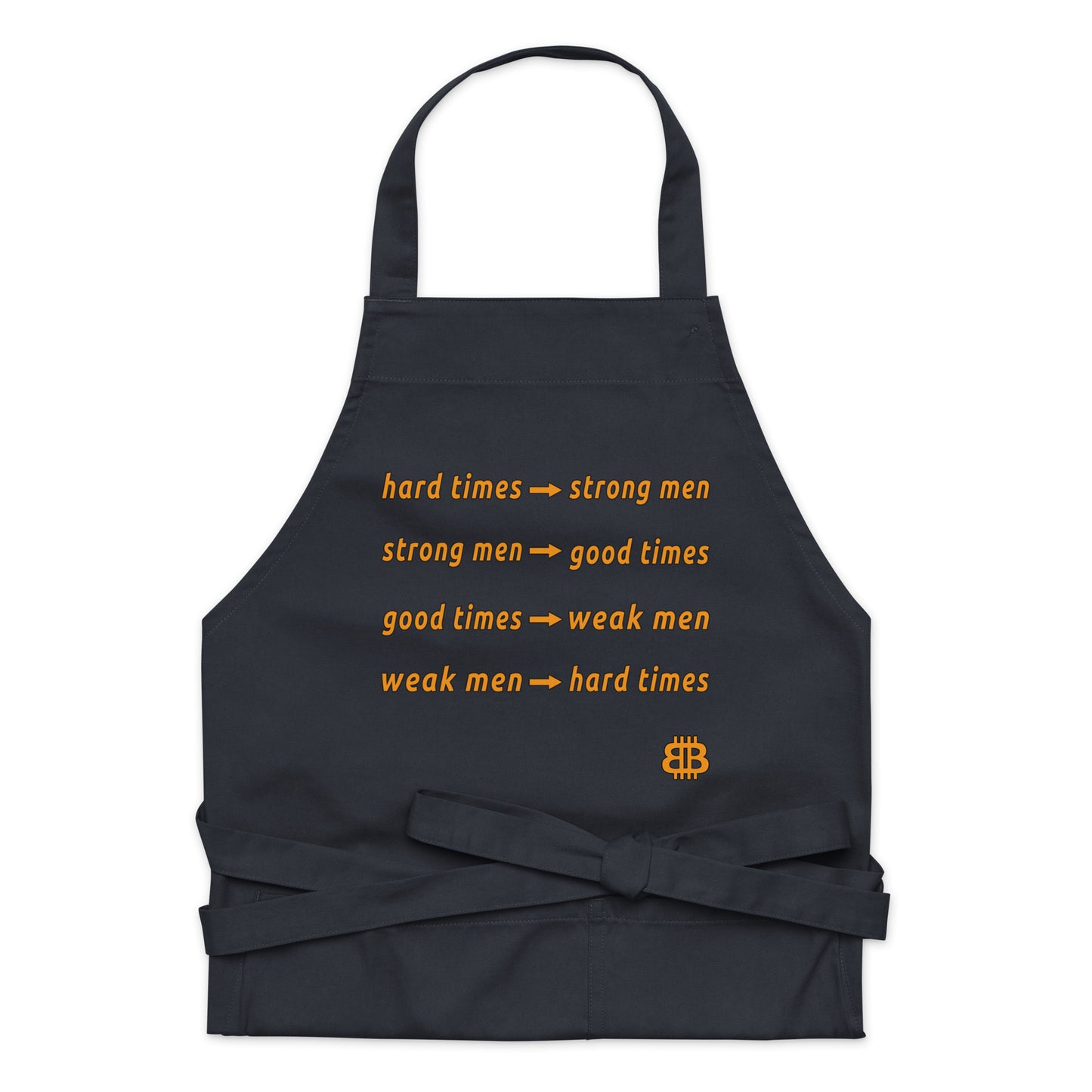 Organic cotton apron "HardTimes"