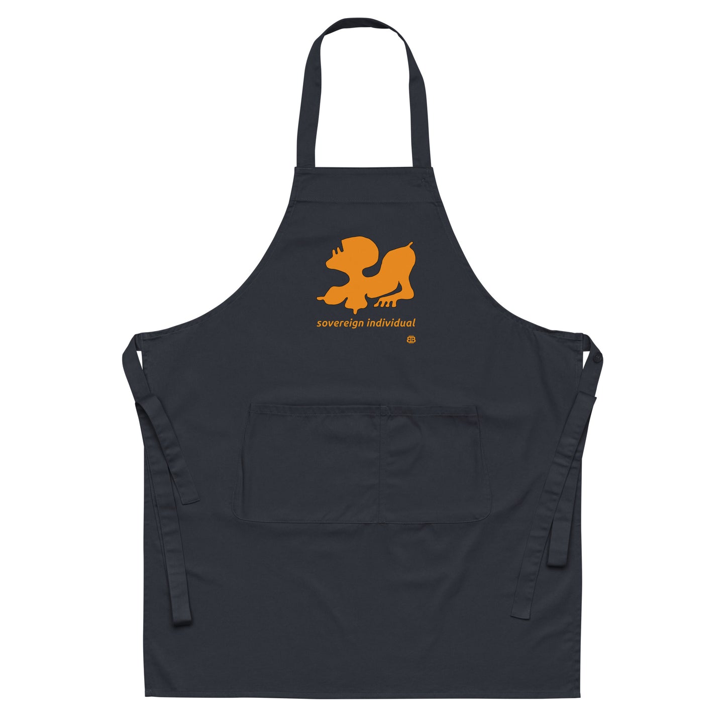 Organic cotton apron "SovereignIndividual"