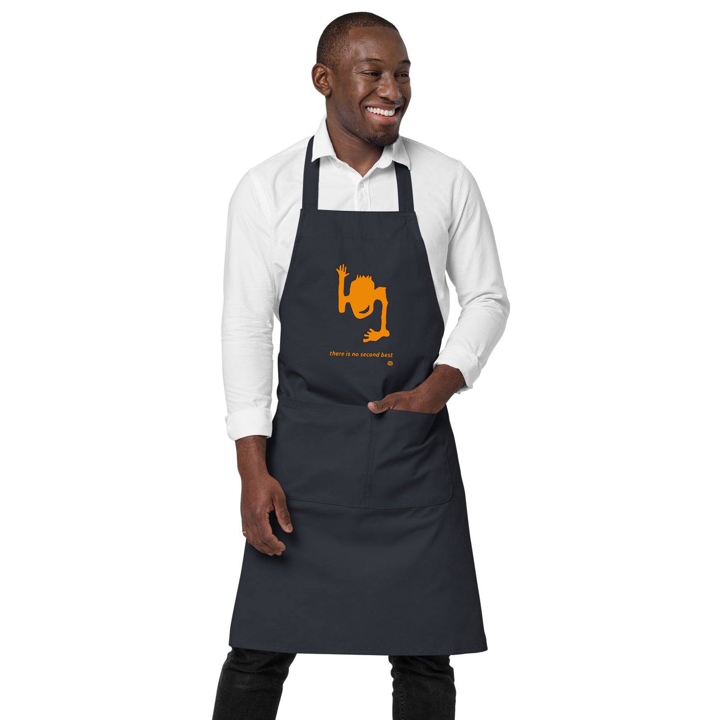 Organic cotton apron "2Best"