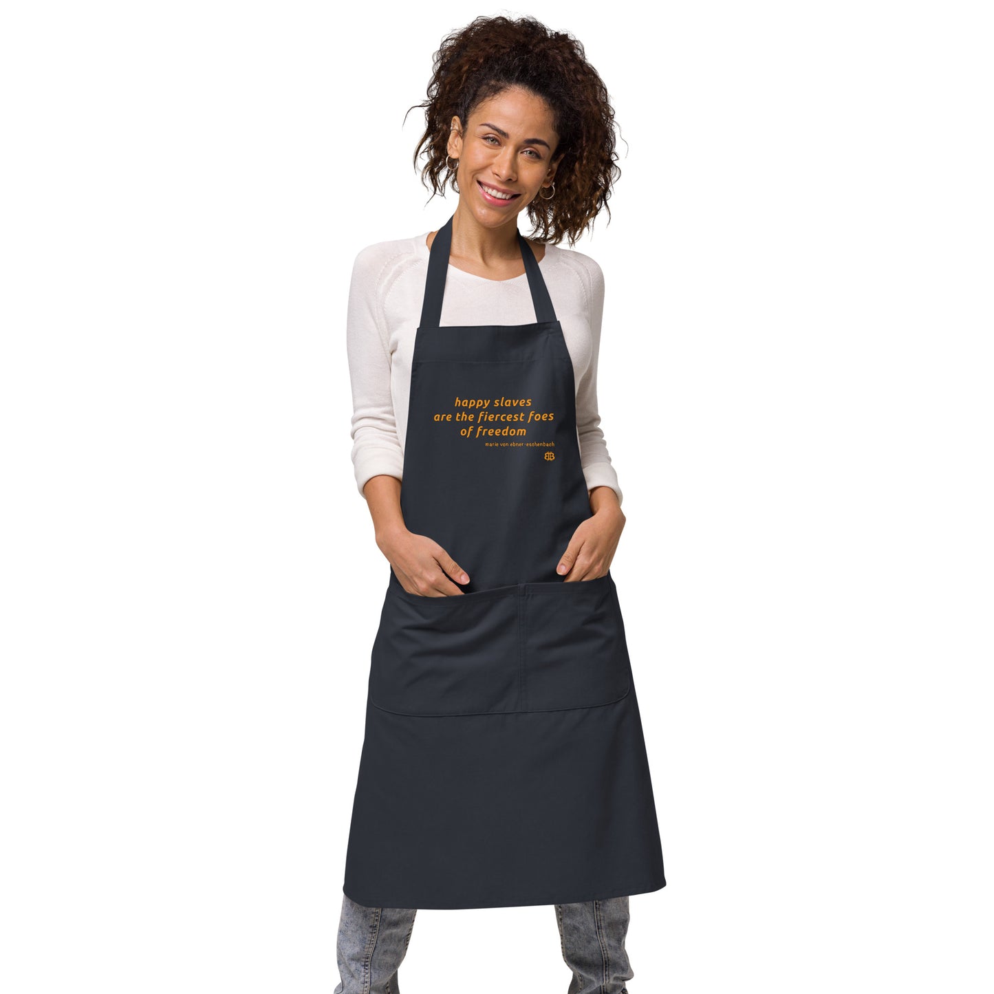 Organic cotton apron "Slaves"