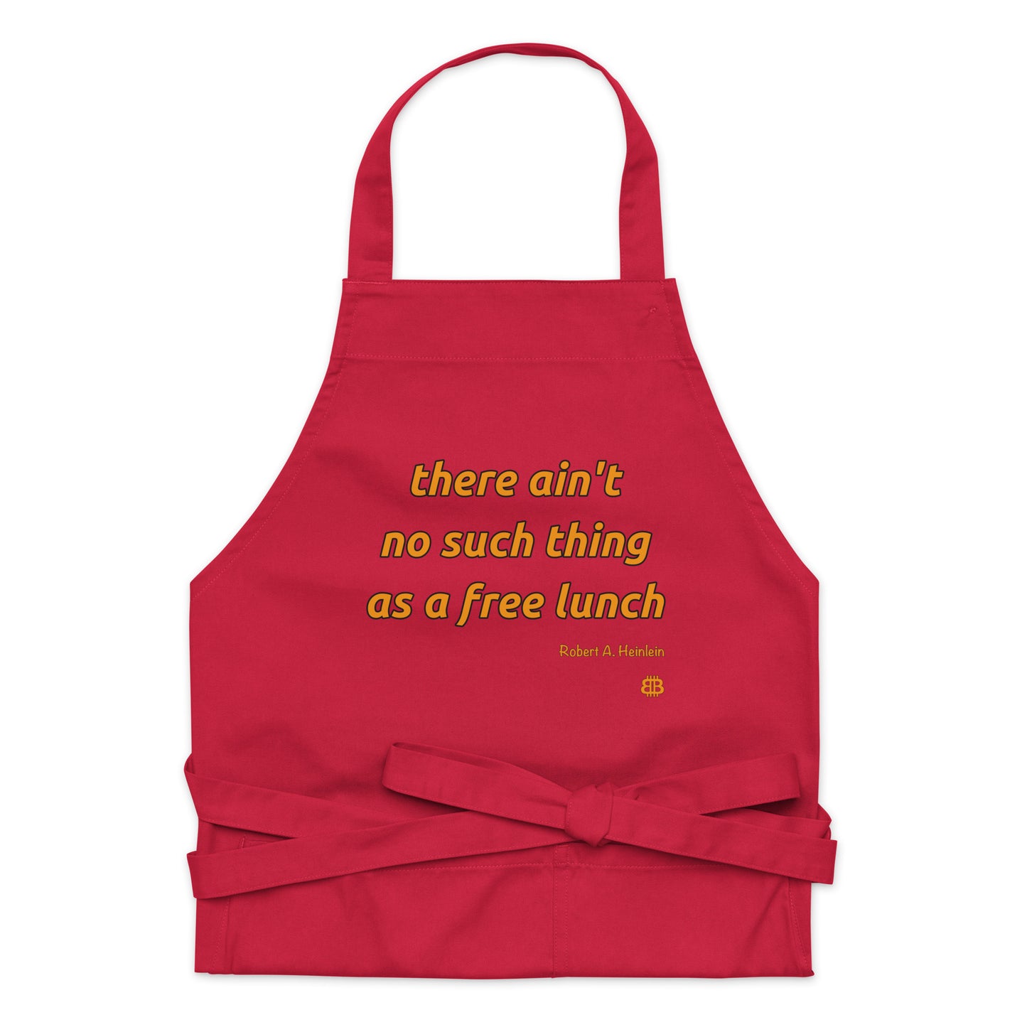 Organic cotton apron "Free Lunch"