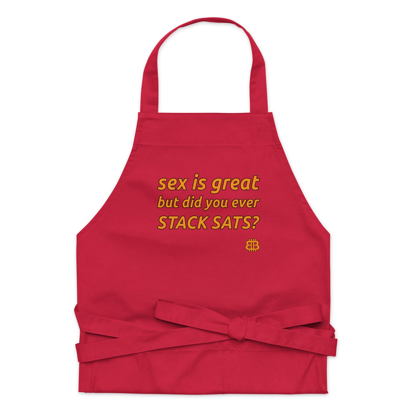 Organic cotton apron "Sex"