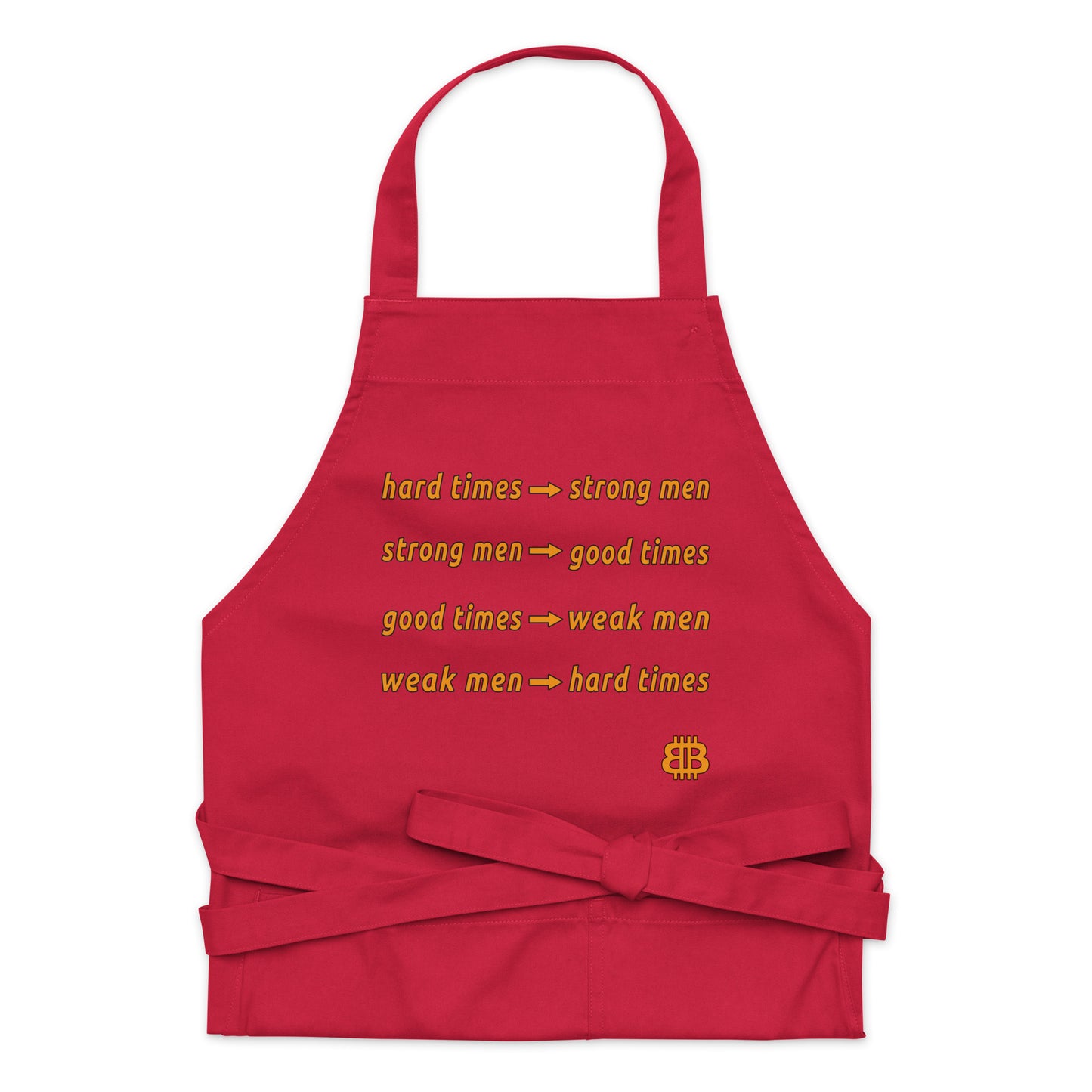 Organic cotton apron "HardTimes"