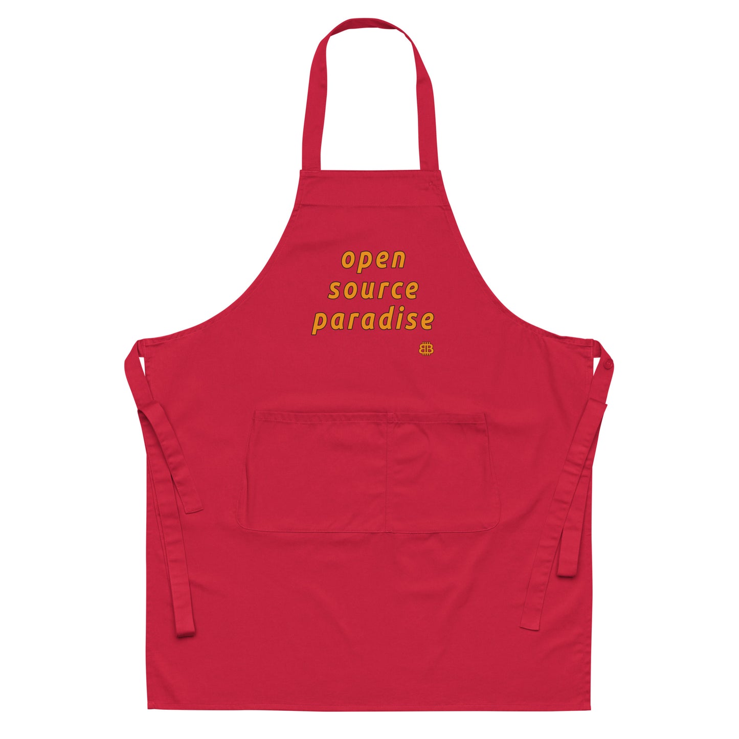 Organic cotton apron "Paradise"