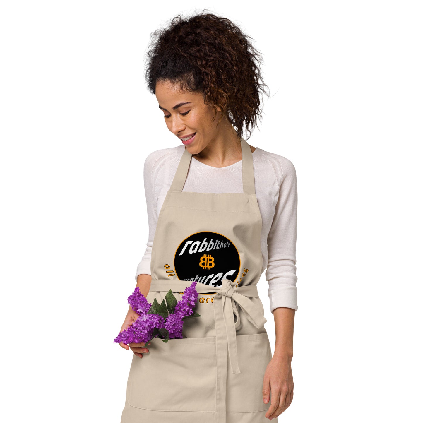 Organic cotton apron "RHC"