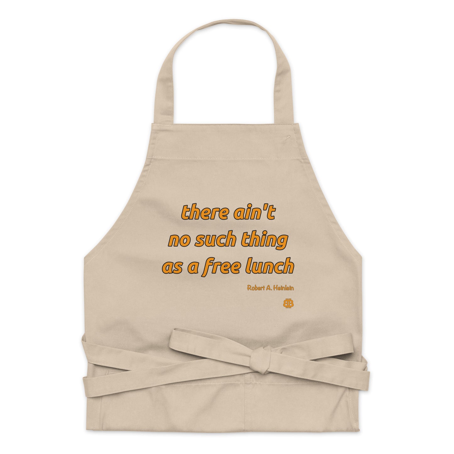 Organic cotton apron "Free Lunch"
