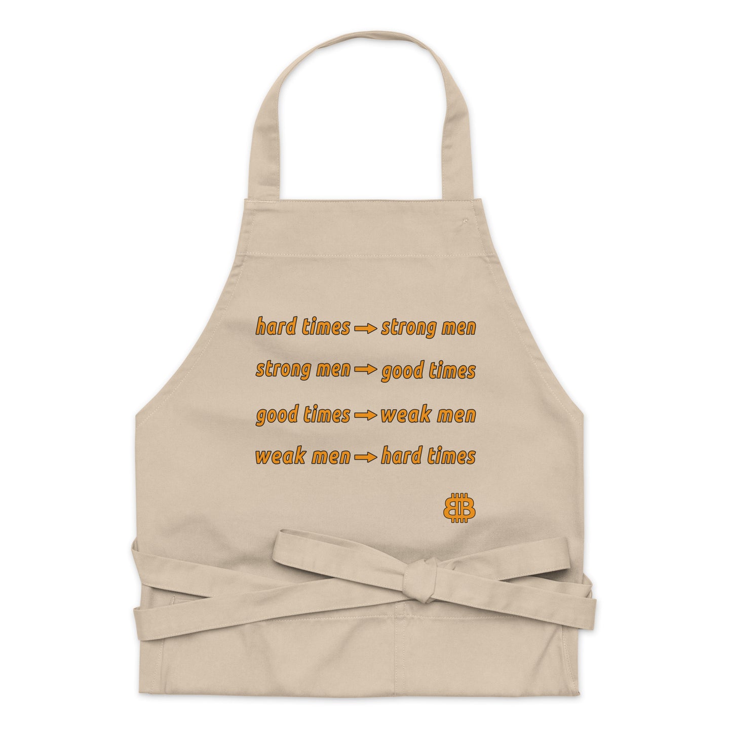 Organic cotton apron "HardTimes"