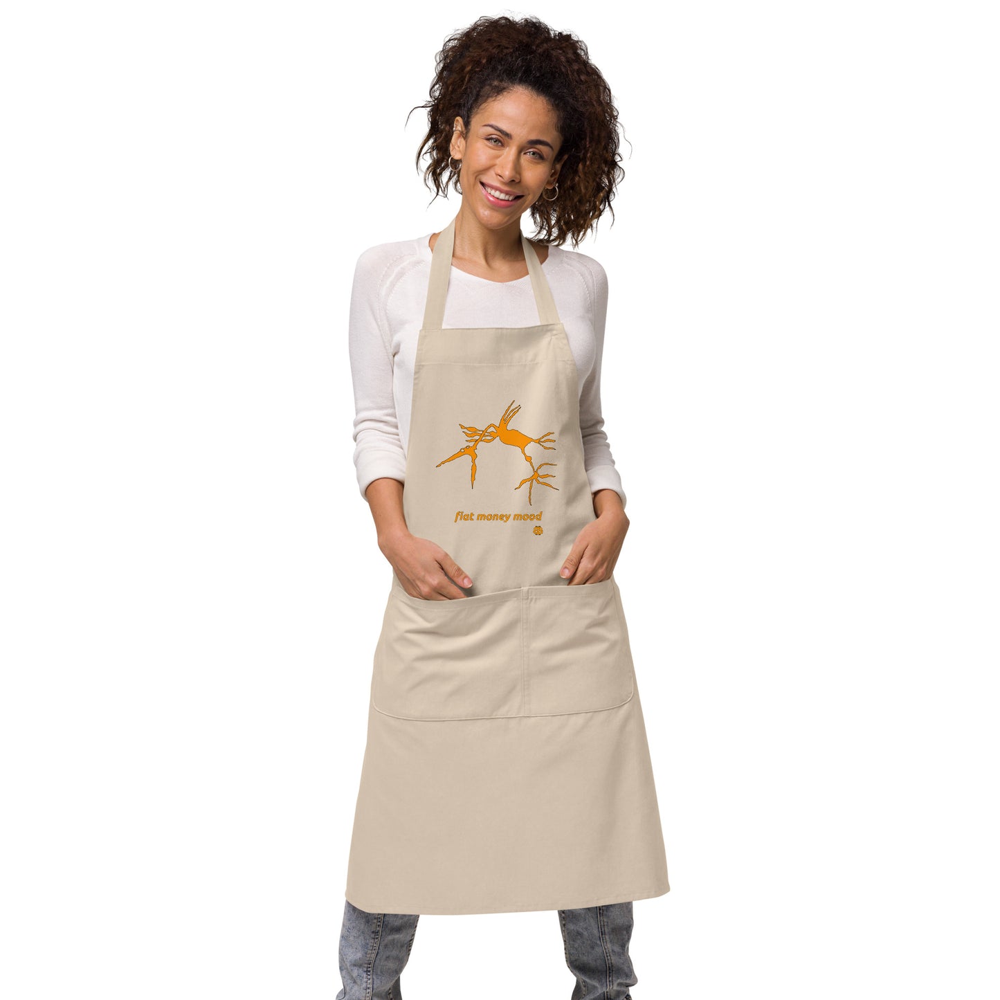 Organic cotton apron "Mood"