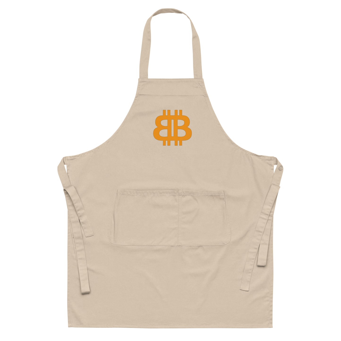 Organic cotton apron "BB"