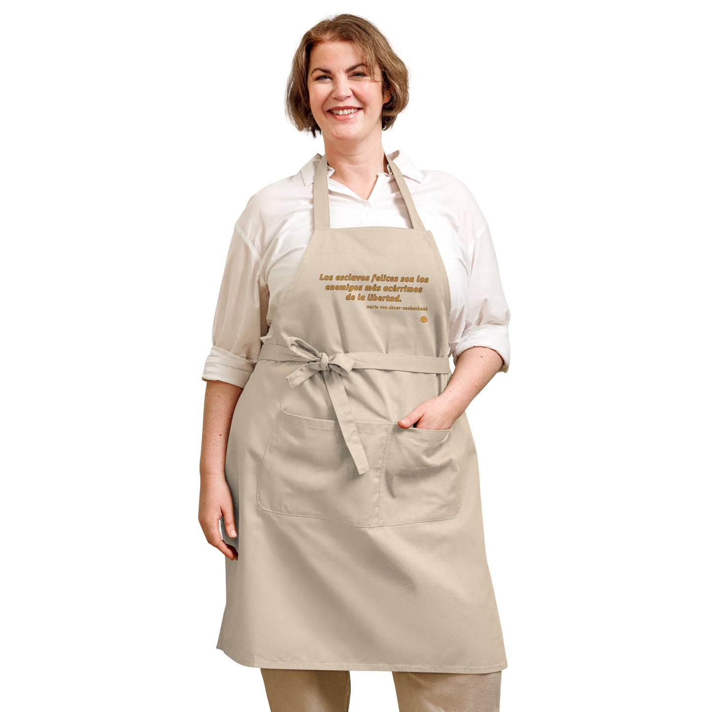 Organic cotton apron "Esclavos"