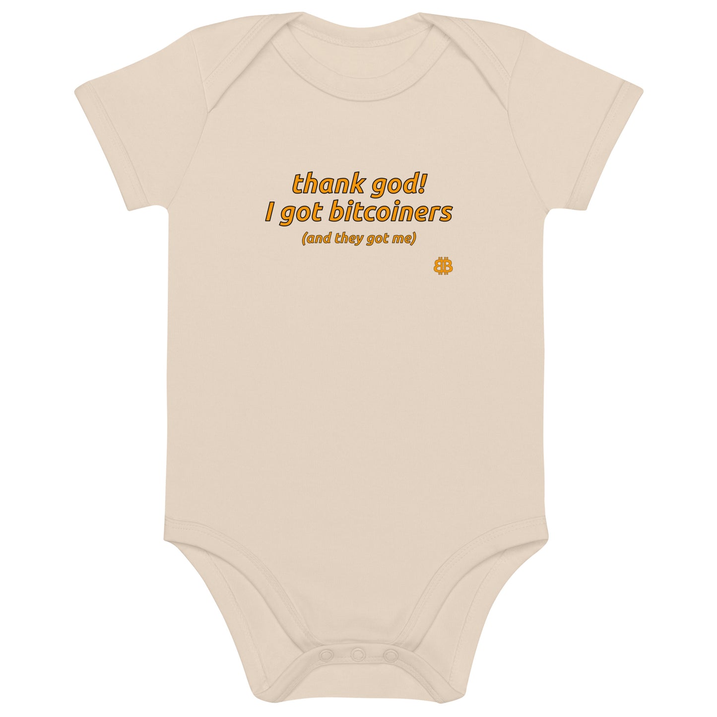 Baby-Body aus Bio-Baumwolle „ThankGod“