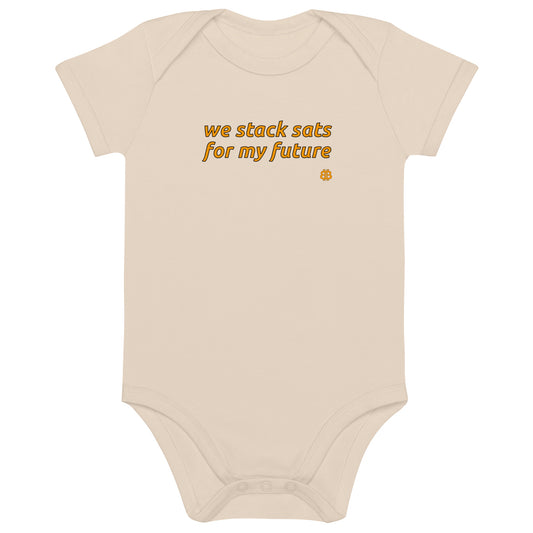 Baby-Body aus Bio-Baumwolle „Future“