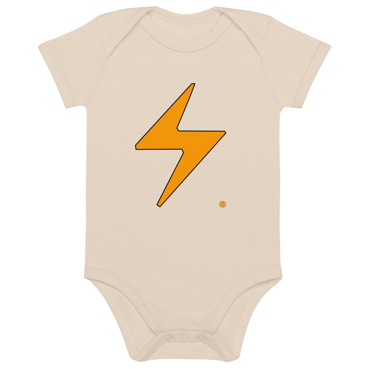 Baby-Body aus Bio-Baumwolle „Lightning“