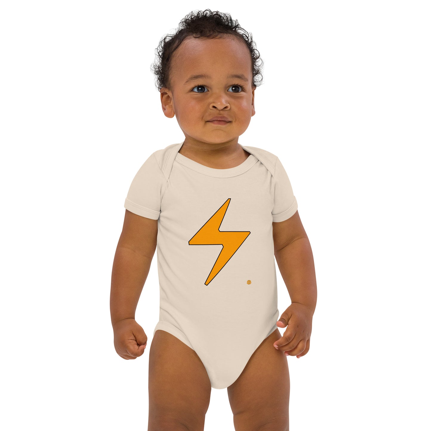 Baby-Body aus Bio-Baumwolle „Lightning“