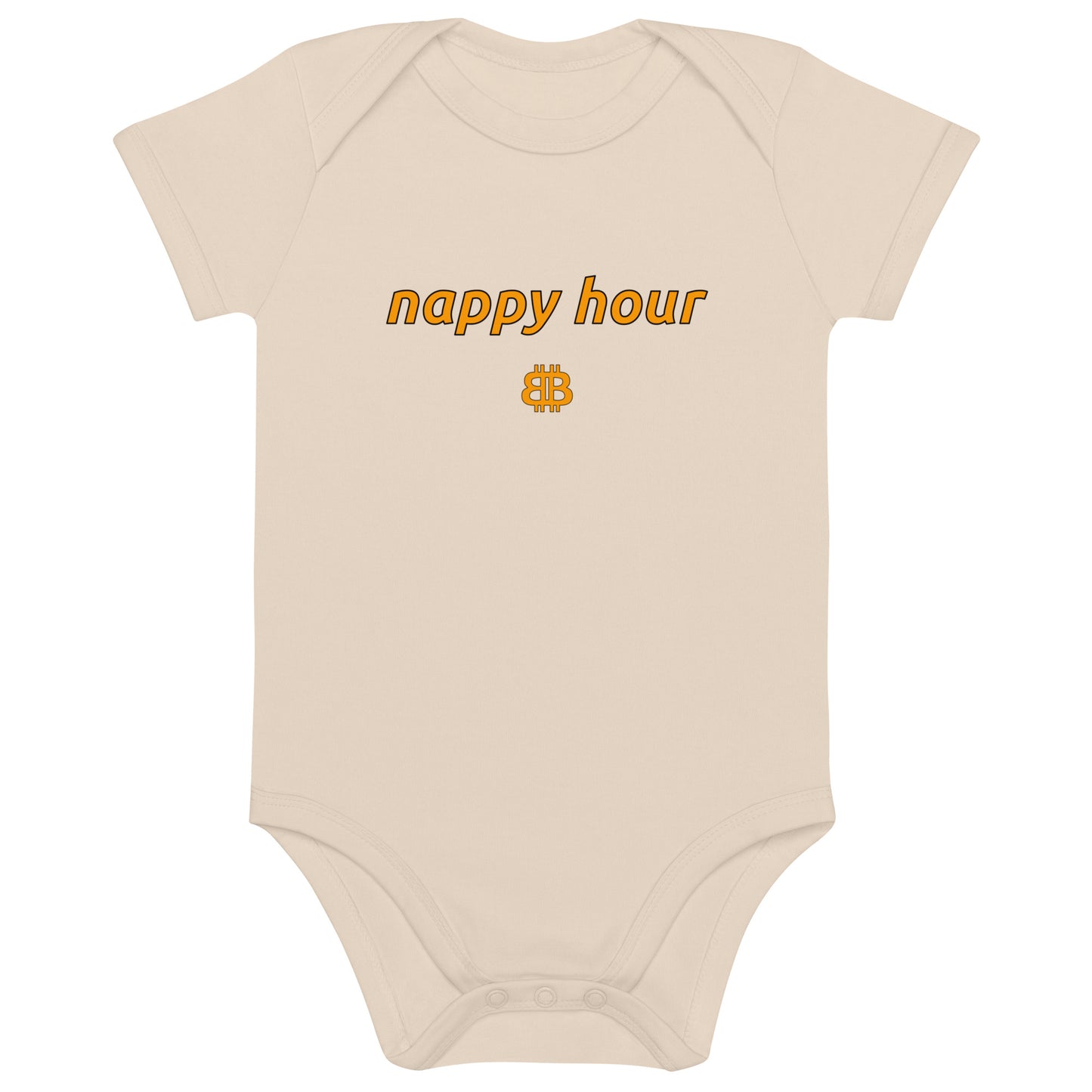 Baby-Body aus Bio-Baumwolle „NappyHour“