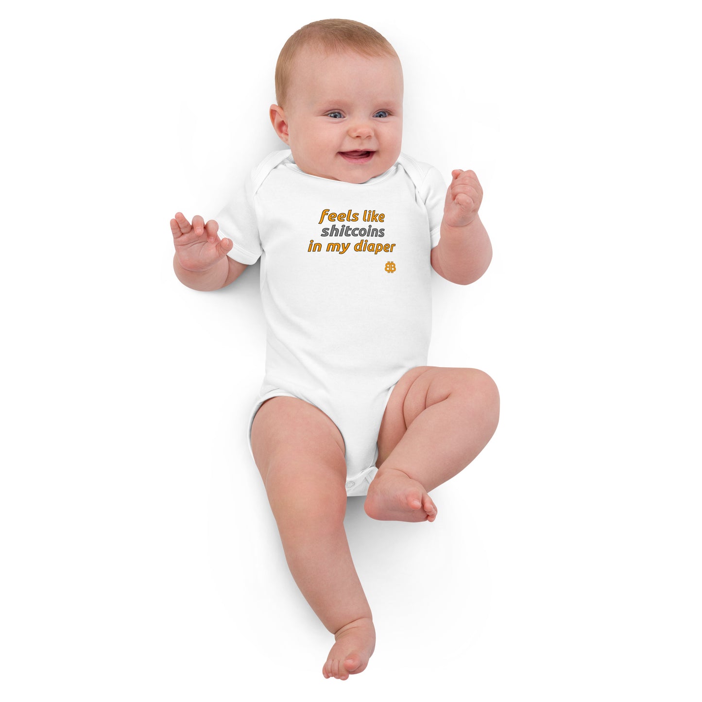 Baby-Body aus Bio-Baumwolle „Diaper“