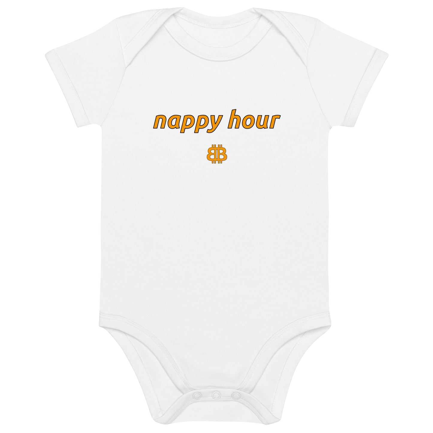 Baby-Body aus Bio-Baumwolle „NappyHour“