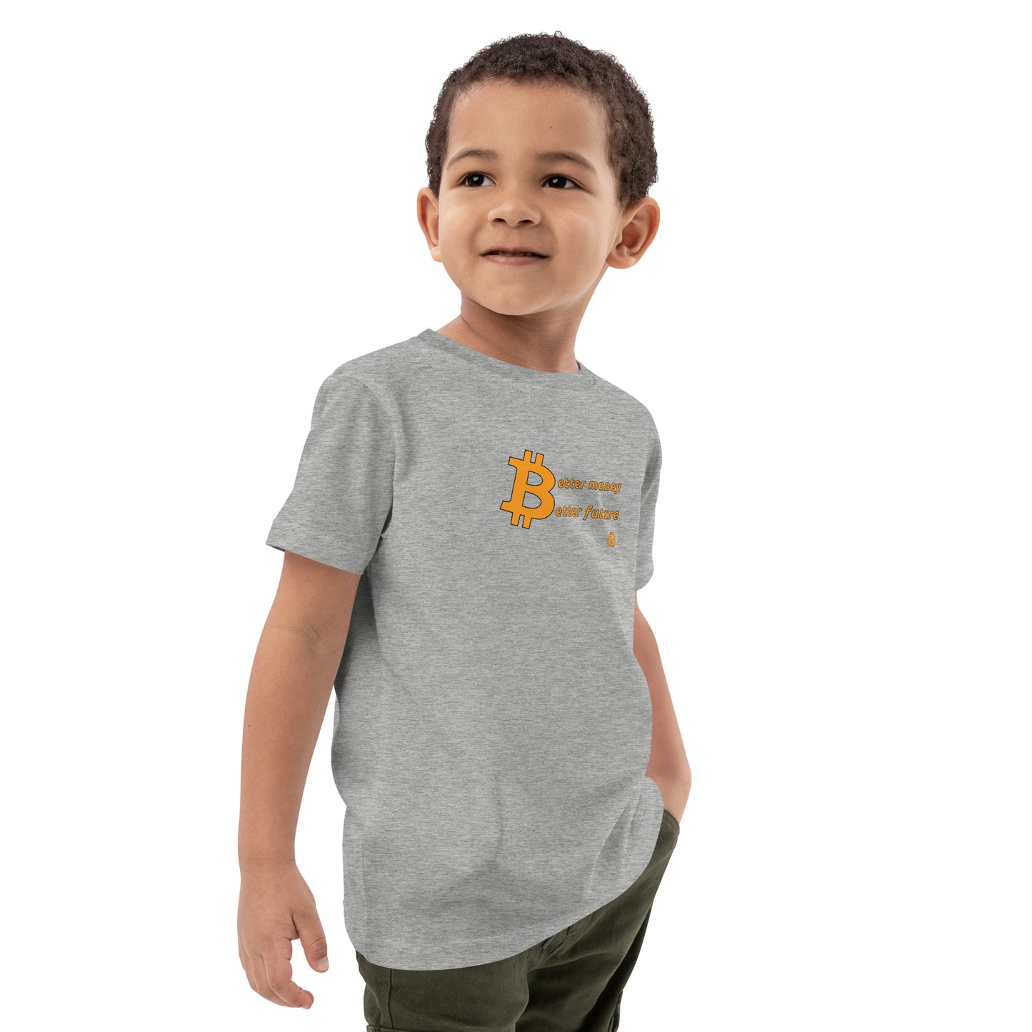 Organic cotton kids t-shirt "Money-Future"