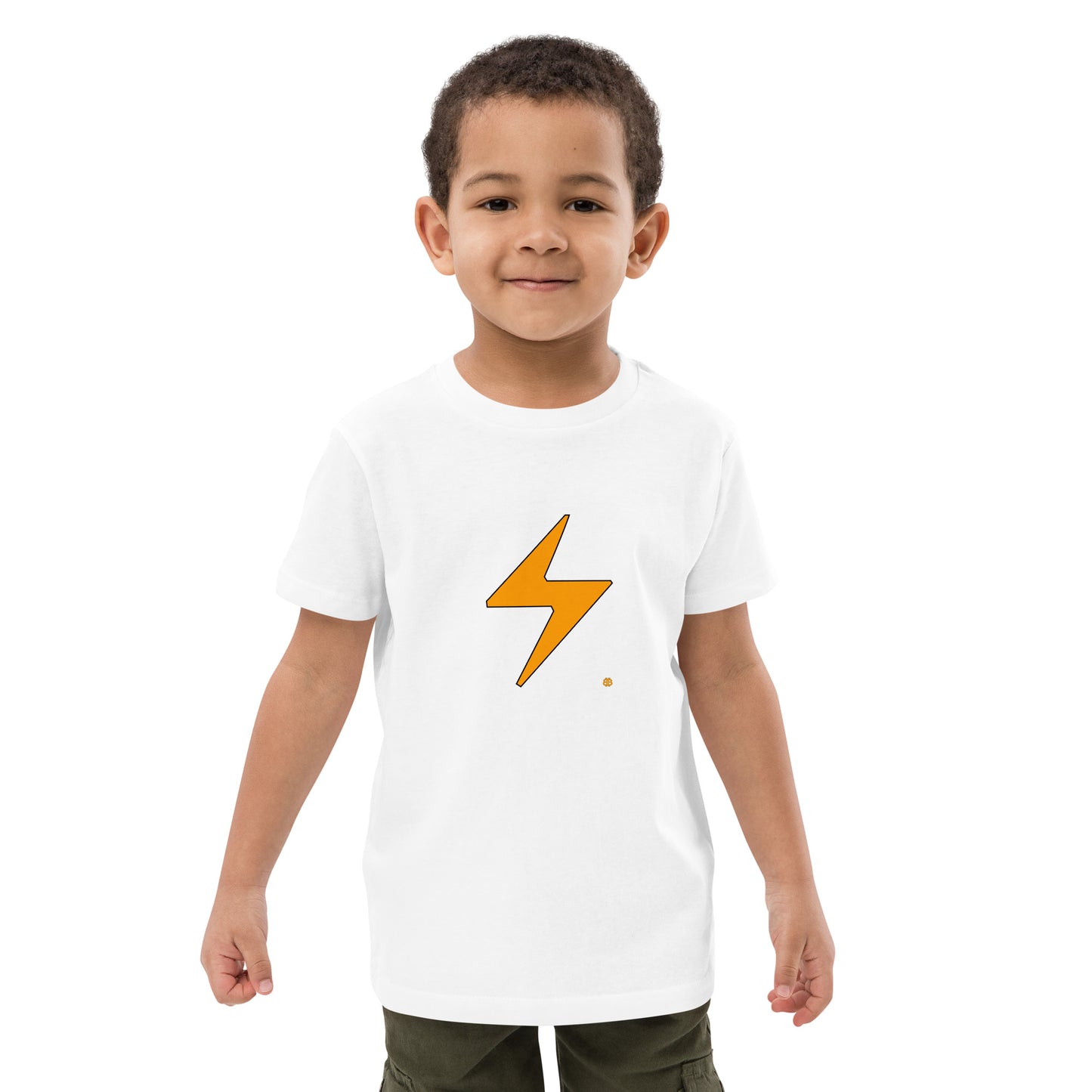 Organic cotton kids t-shirt "Lightning"