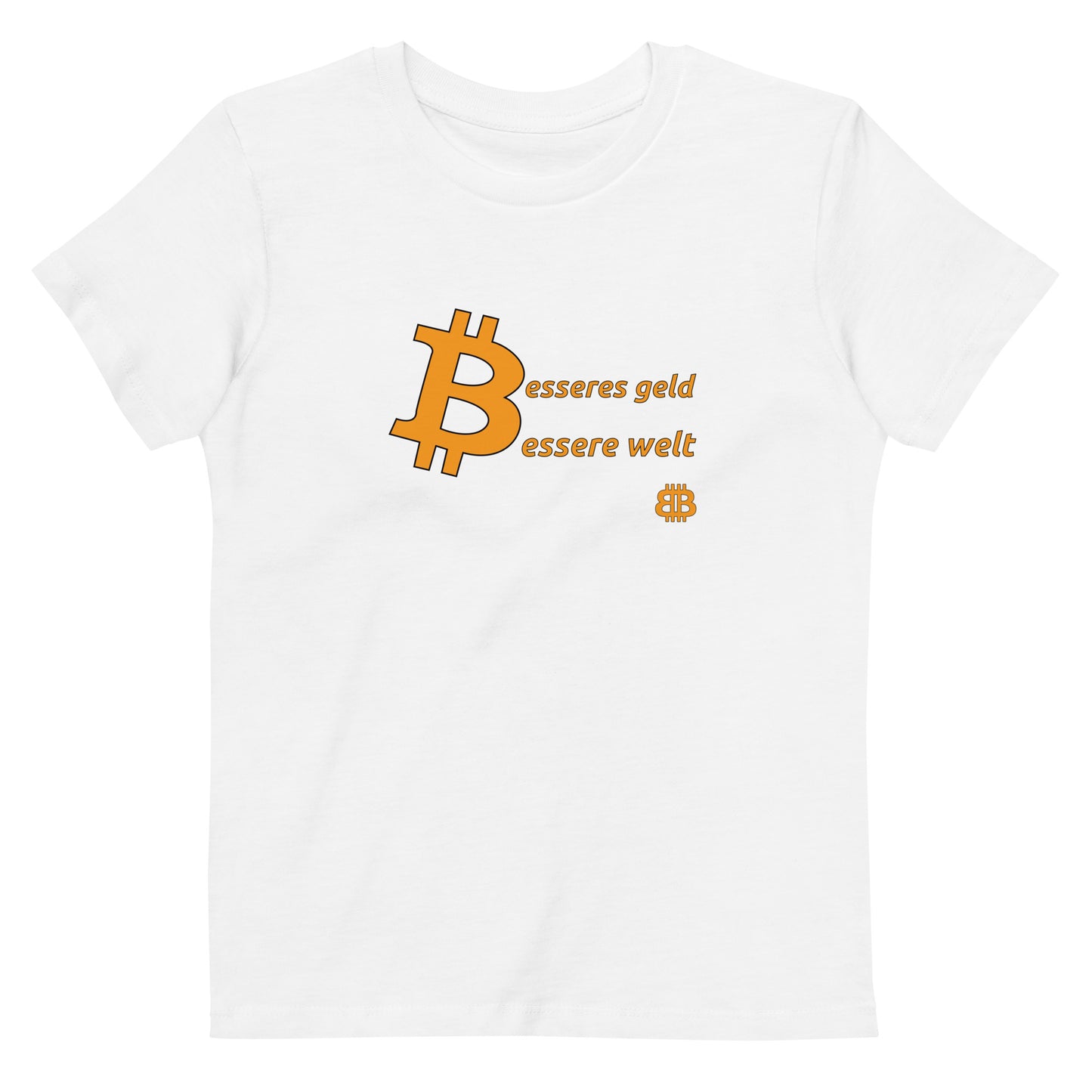Organic cotton kids t-shirt "Geld-Welt"
