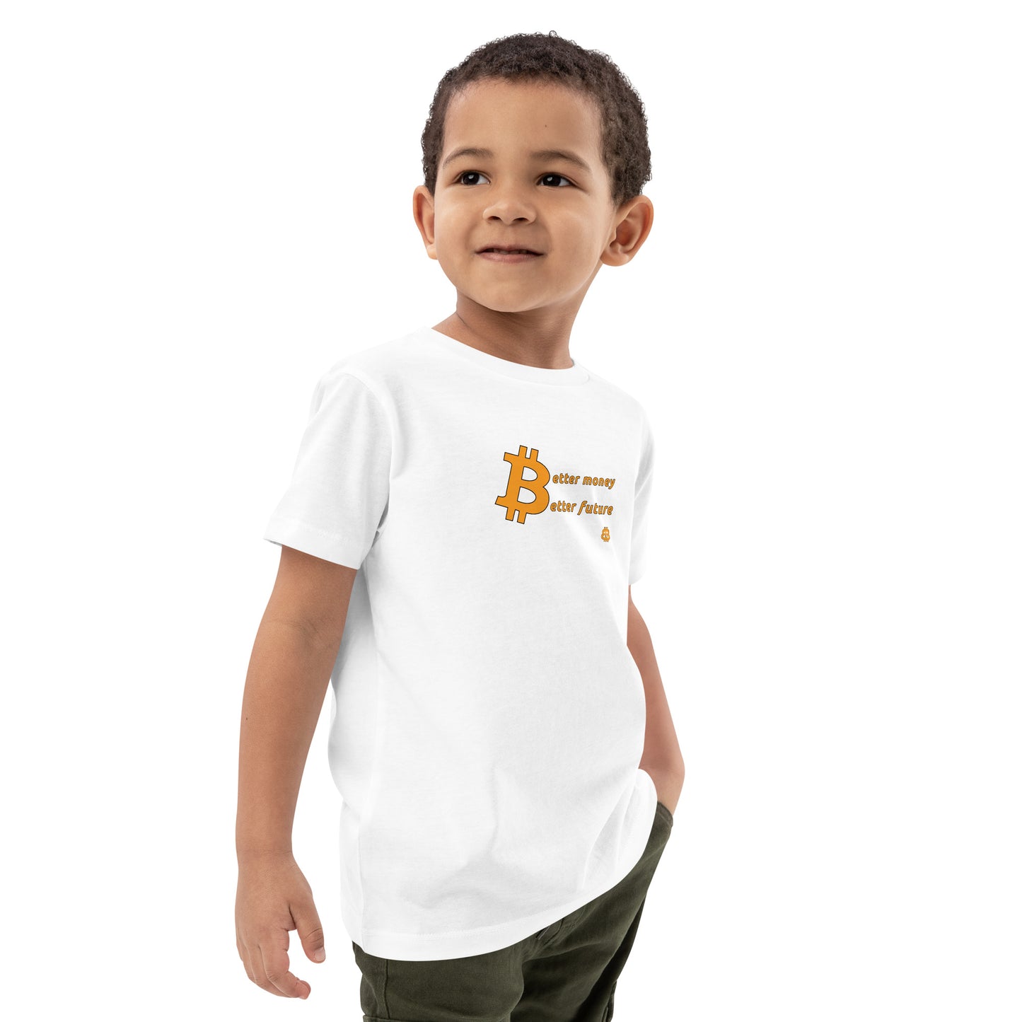 Organic cotton kids t-shirt "Money-Future"