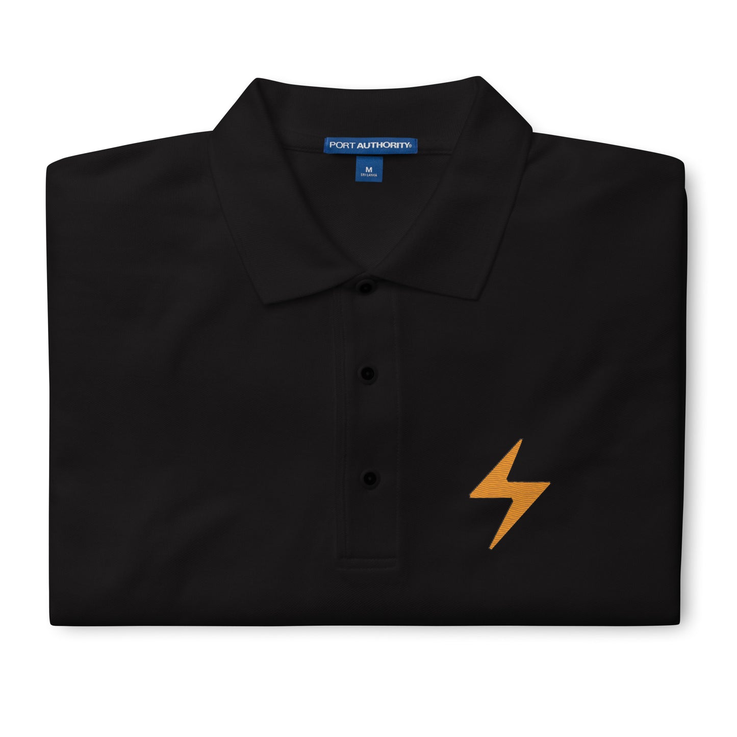 Men's Embroidered Premium Polo "Lightning"