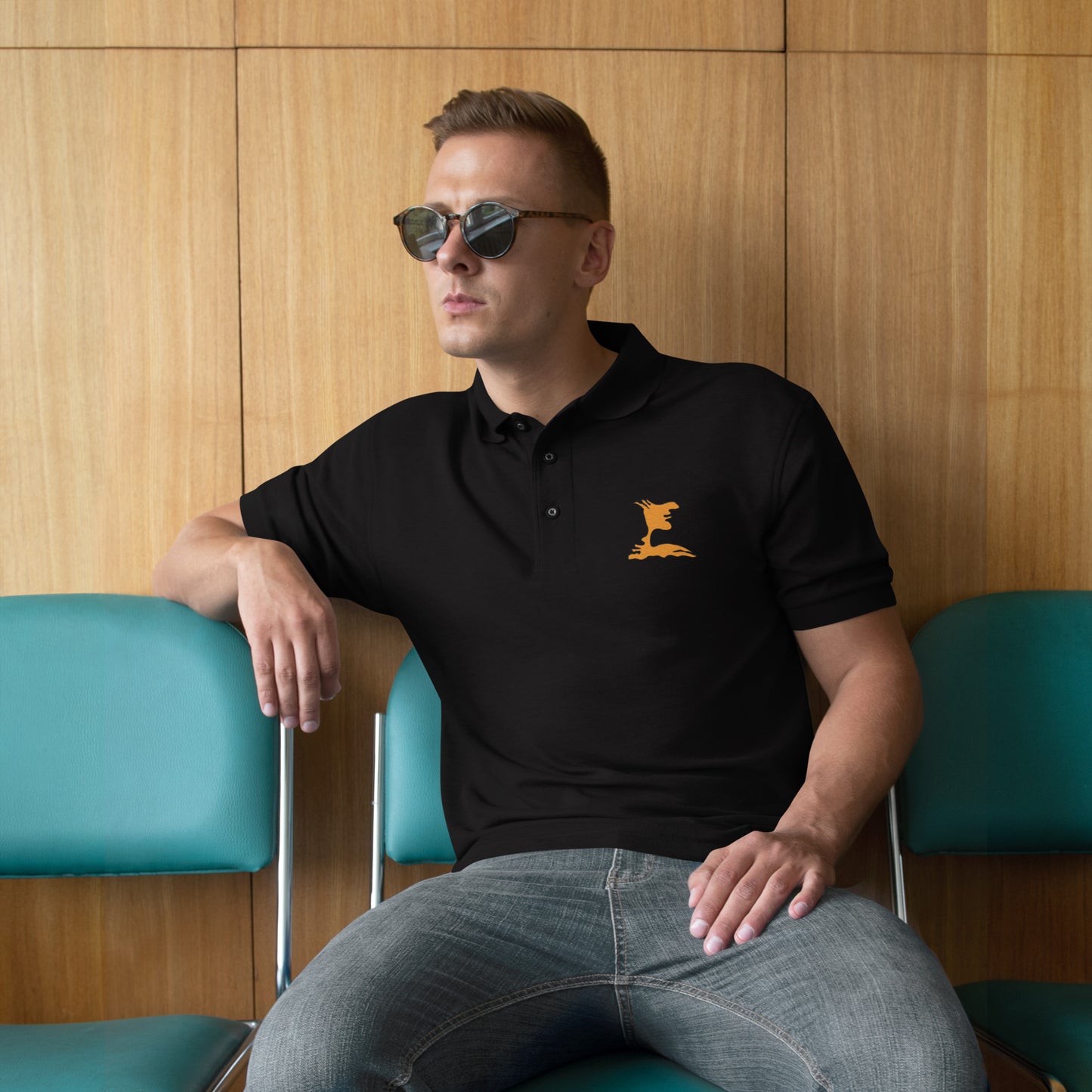 Men's Embroidered Premium Polo "Humble"