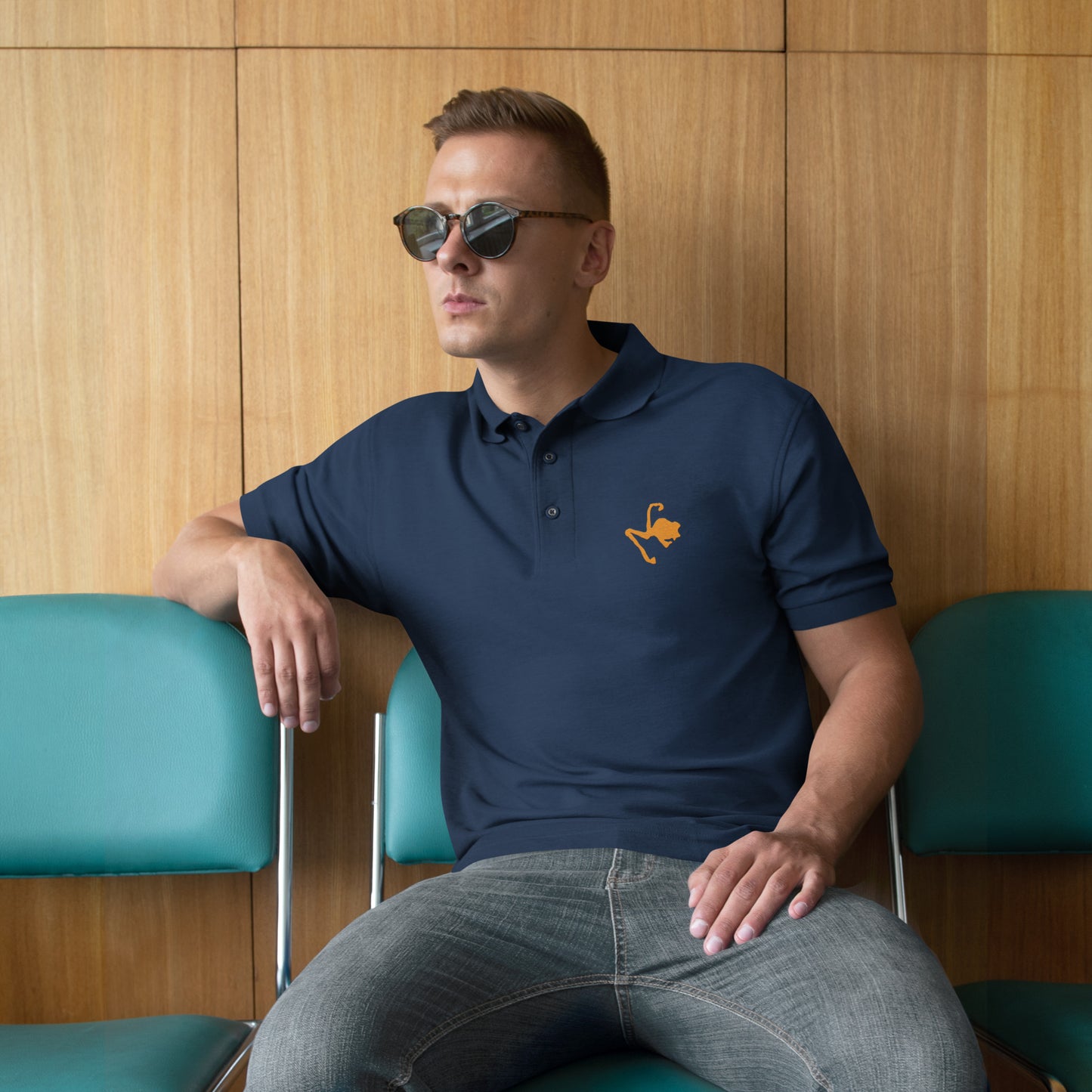 Men's Embroidered Premium Polo "Toxić"