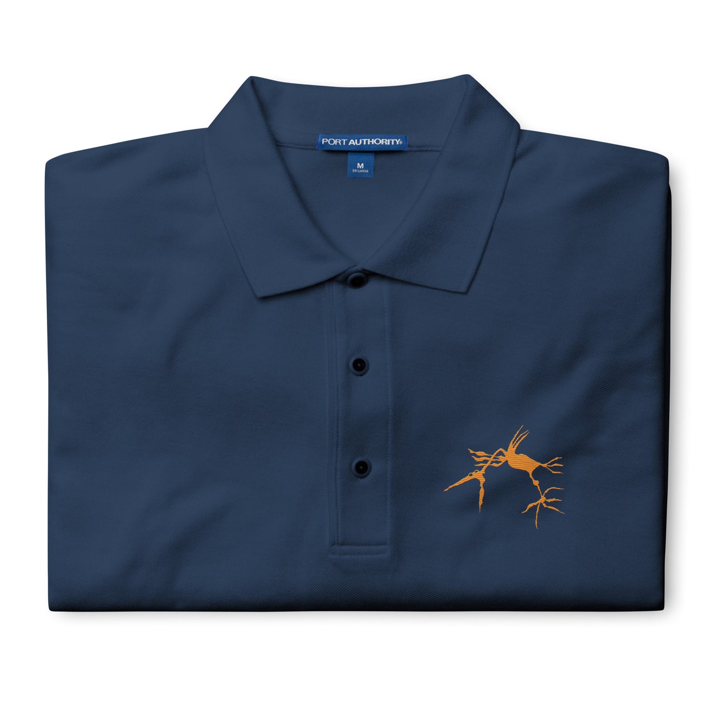 Men's Embroidered Premium Polo "Mood"